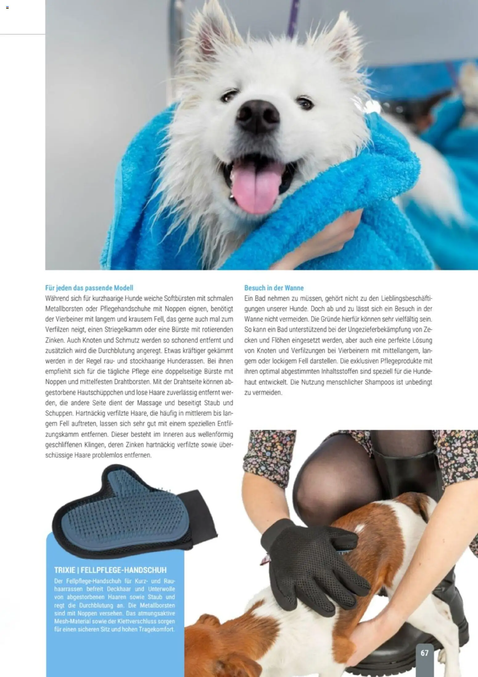 zookauf Themenkatalog Hund – gültig ab 18.05.2026 | Seite: 67 | Produkte: Bad, Bürste