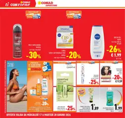 Anteprima del volantino Conad volantino Superstore Lombardia valido a partire dal 17.06.2026 | Pagina: 42 | Prodotti: Shampoo, Balsamo, Collutorio, Latte