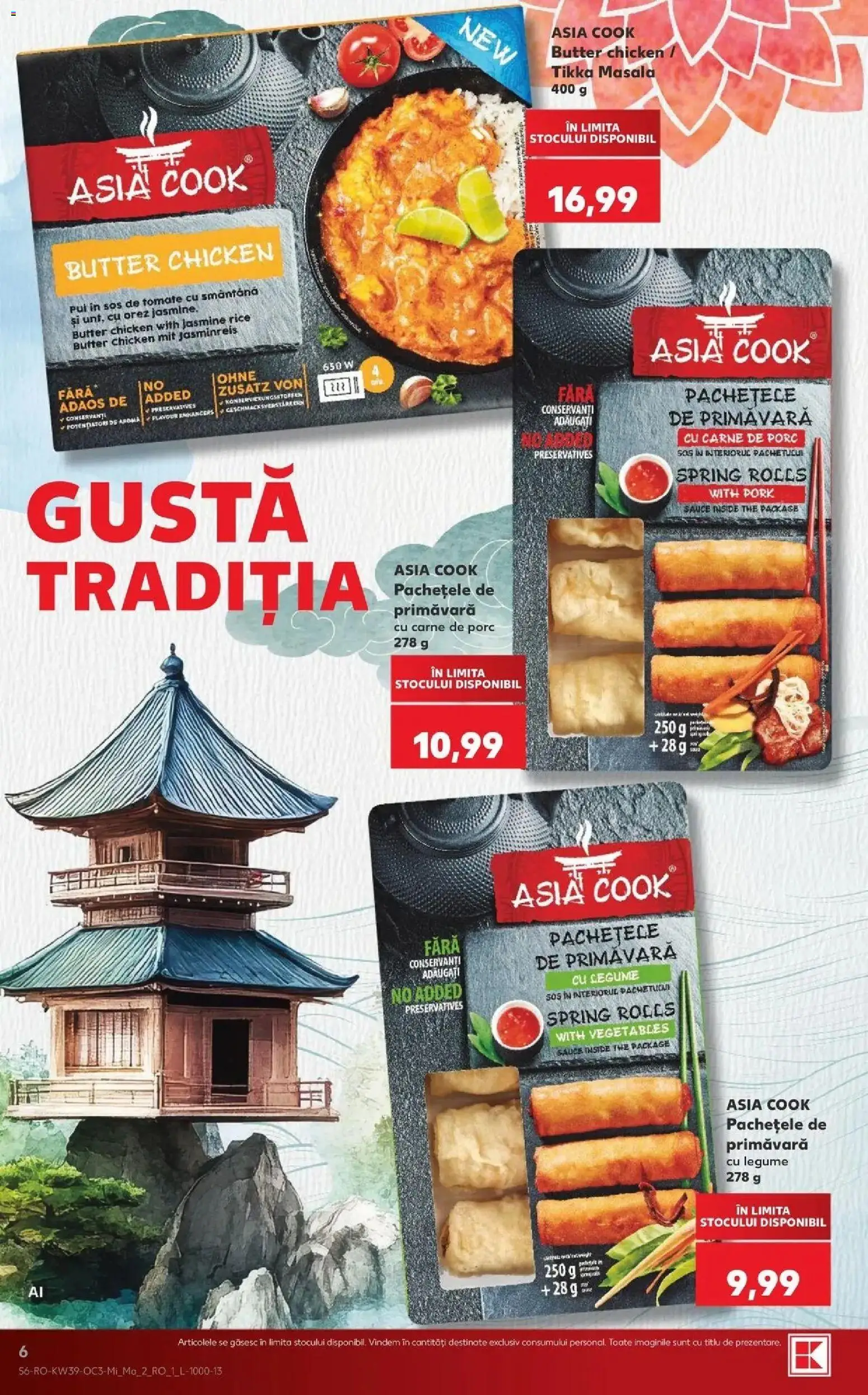 Kaufland Ploiești 23.09.2026 - Revista si Oferta | Pagină: 6 | Produse: Pui, Orez, Smântână, Sos