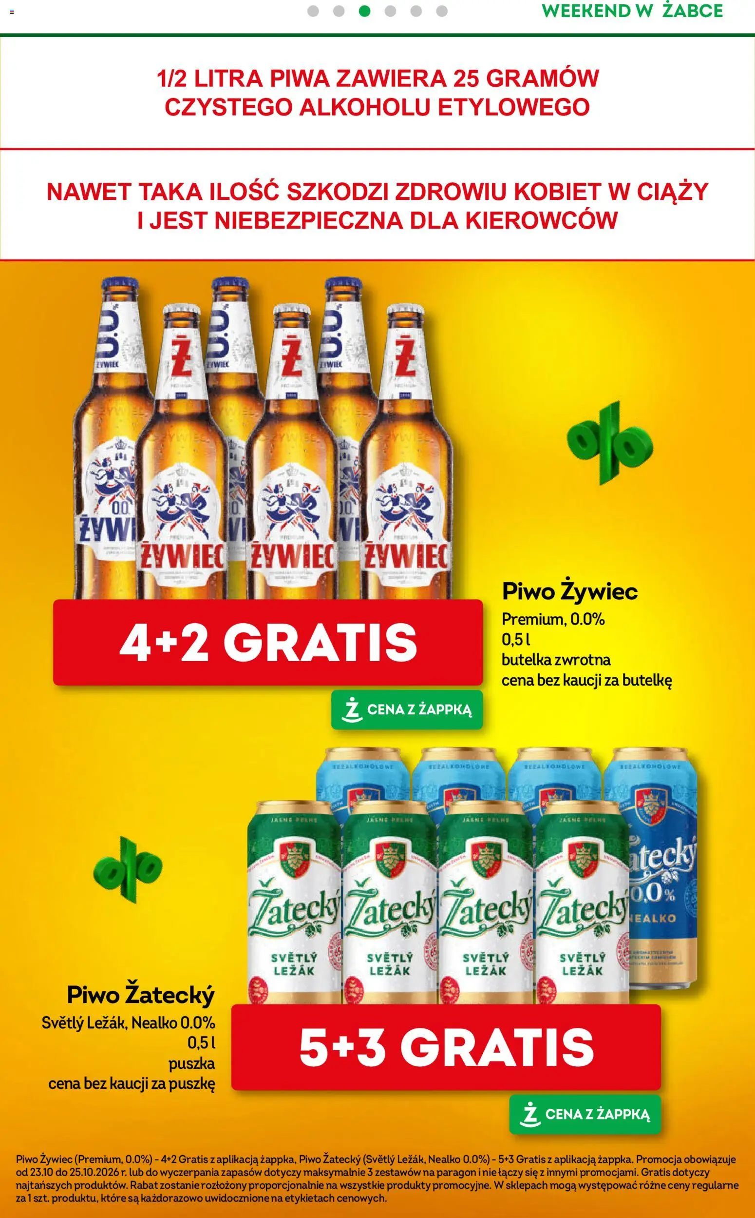 Żabka gazetka - Weekendowe promocje od 23.10.2026 | Strona: 4