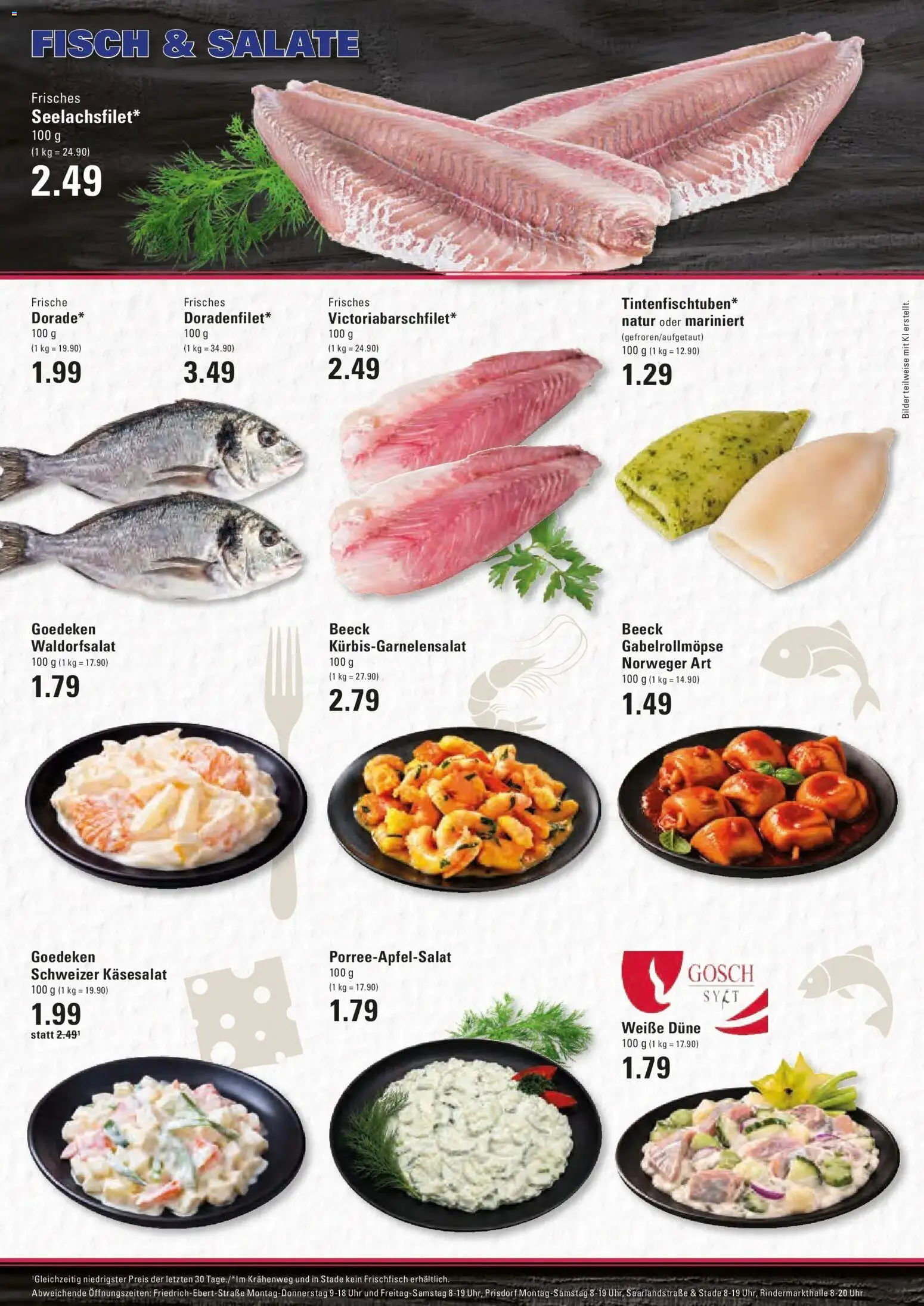 Edeka Prospekt Hamburg (ab 12.10.2026) » Angebote Online | Seite: 6 | Produkte: Fisch, Bilder, Uhr
