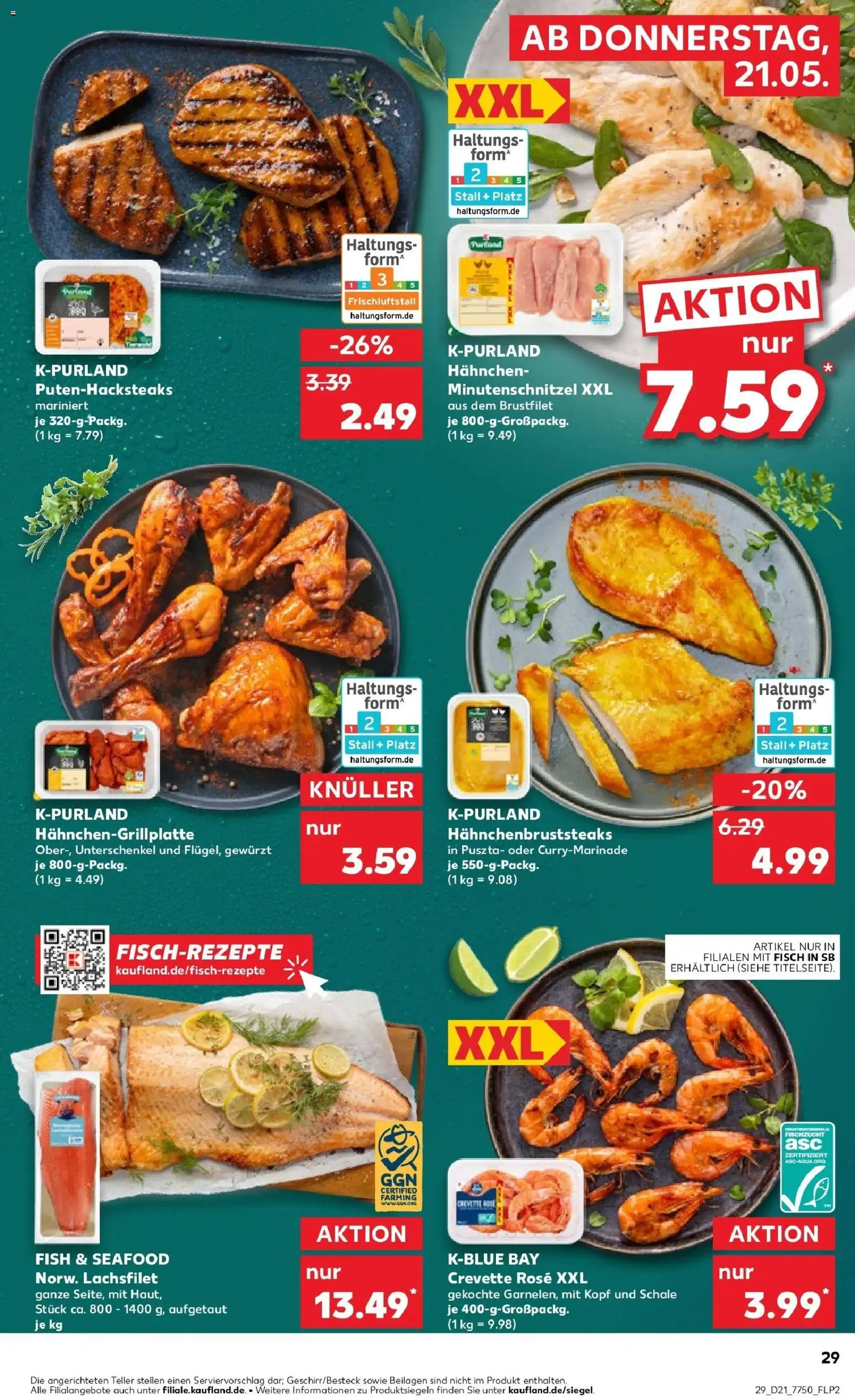 Kaufland Prospekt Weiden In Der Oberpfalz – gültig ab 21.05.2026 | Seite: 29 | Produkte: Hahnchen, Fisch