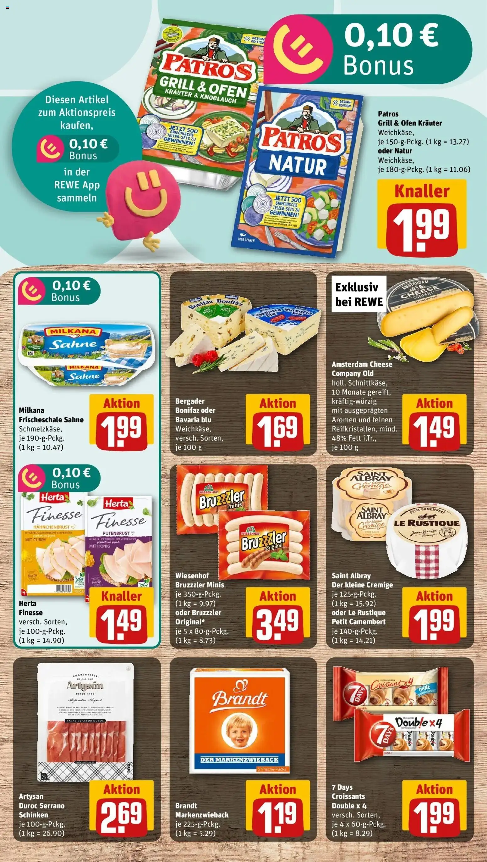 Rewe Prospekt München – gültig ab 27.07.2026 | Seite: 7 | Produkte: Ofen, Milkana, Schinken, Hahnchenbrust