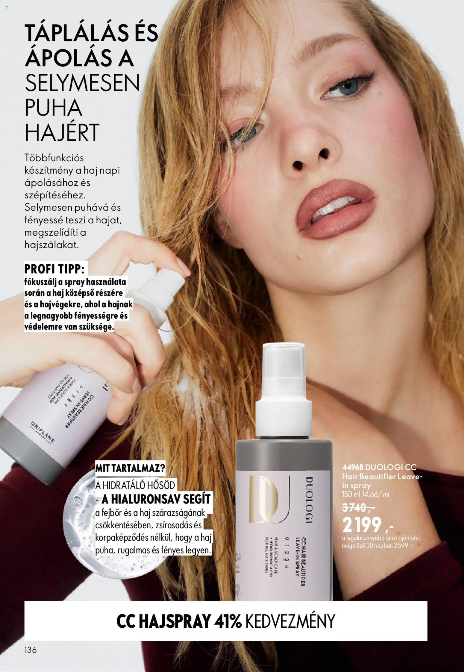 Oriflame akciós ujság - amely érvényes a következő dátumtól: 2026.09.09. | Oldal: 136