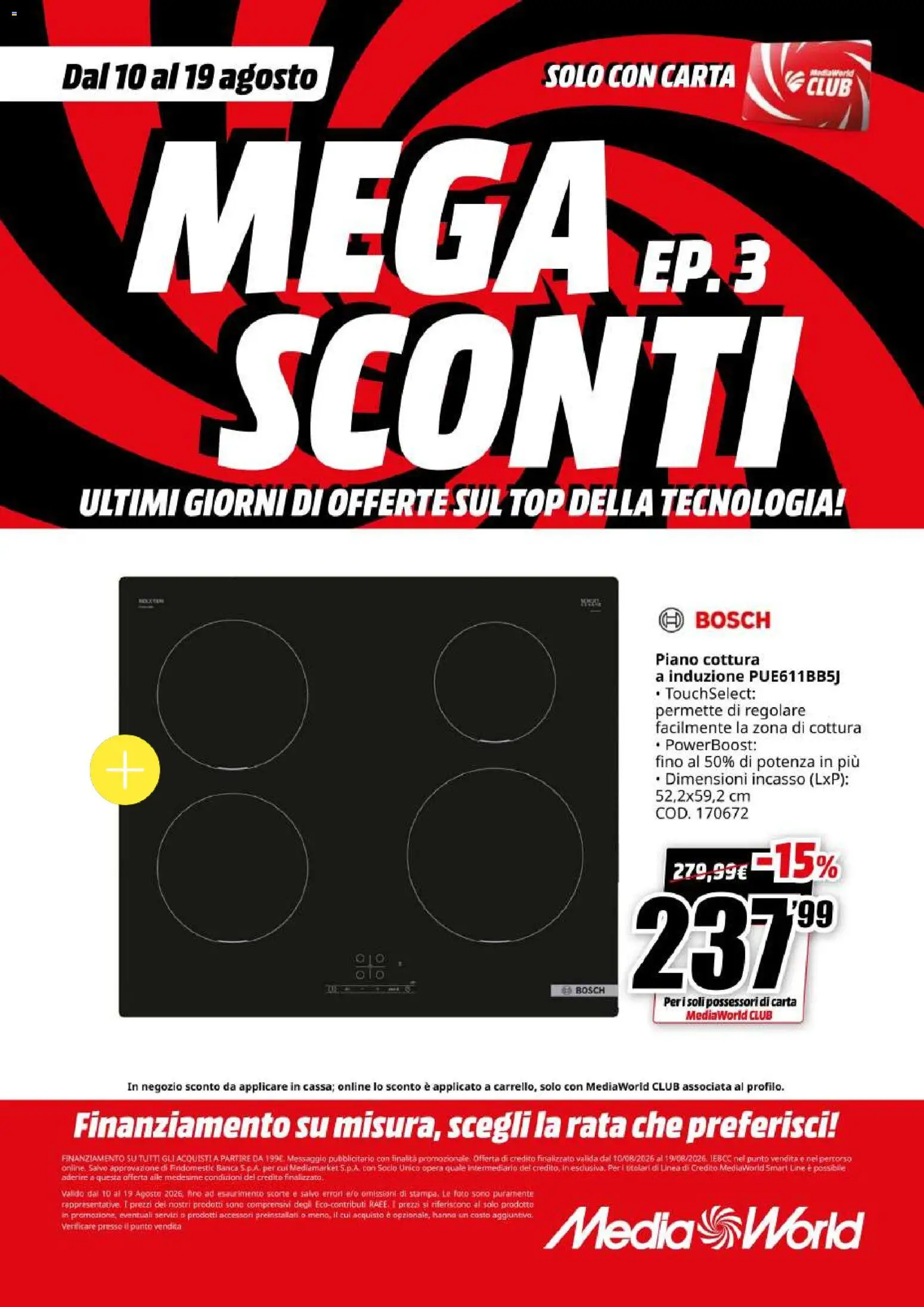 Volantino Media World del 10/08/2026 | Pagina: 44