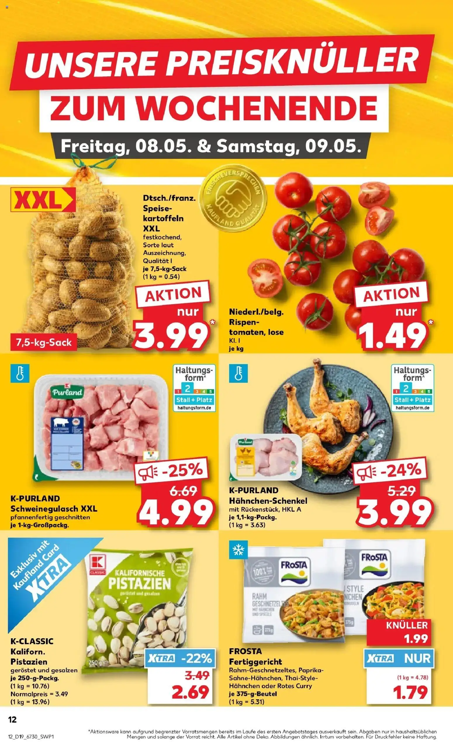 Kaufland Prospekt Delitzsch	 – gültig ab 04.05.2026 | Seite: 17 | Produkte: Schweinegulasch, Hahnchenschenkel, Frosta, Paprika