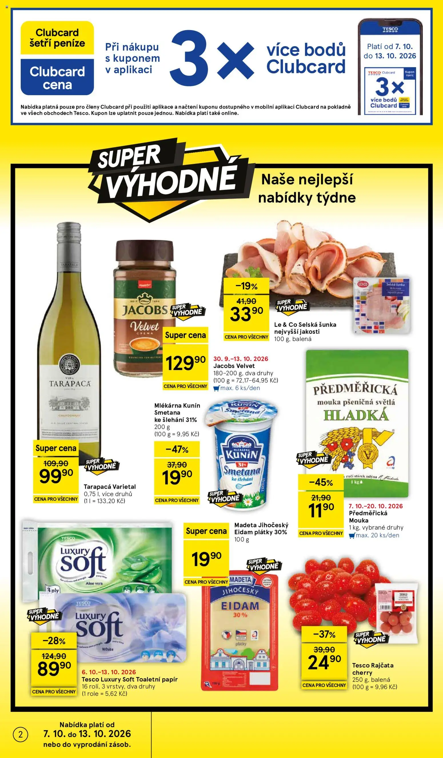 Tesco leták - Supermarket Nabídka ve značkové kvalitě od 07.10.2026 | Strana: 2