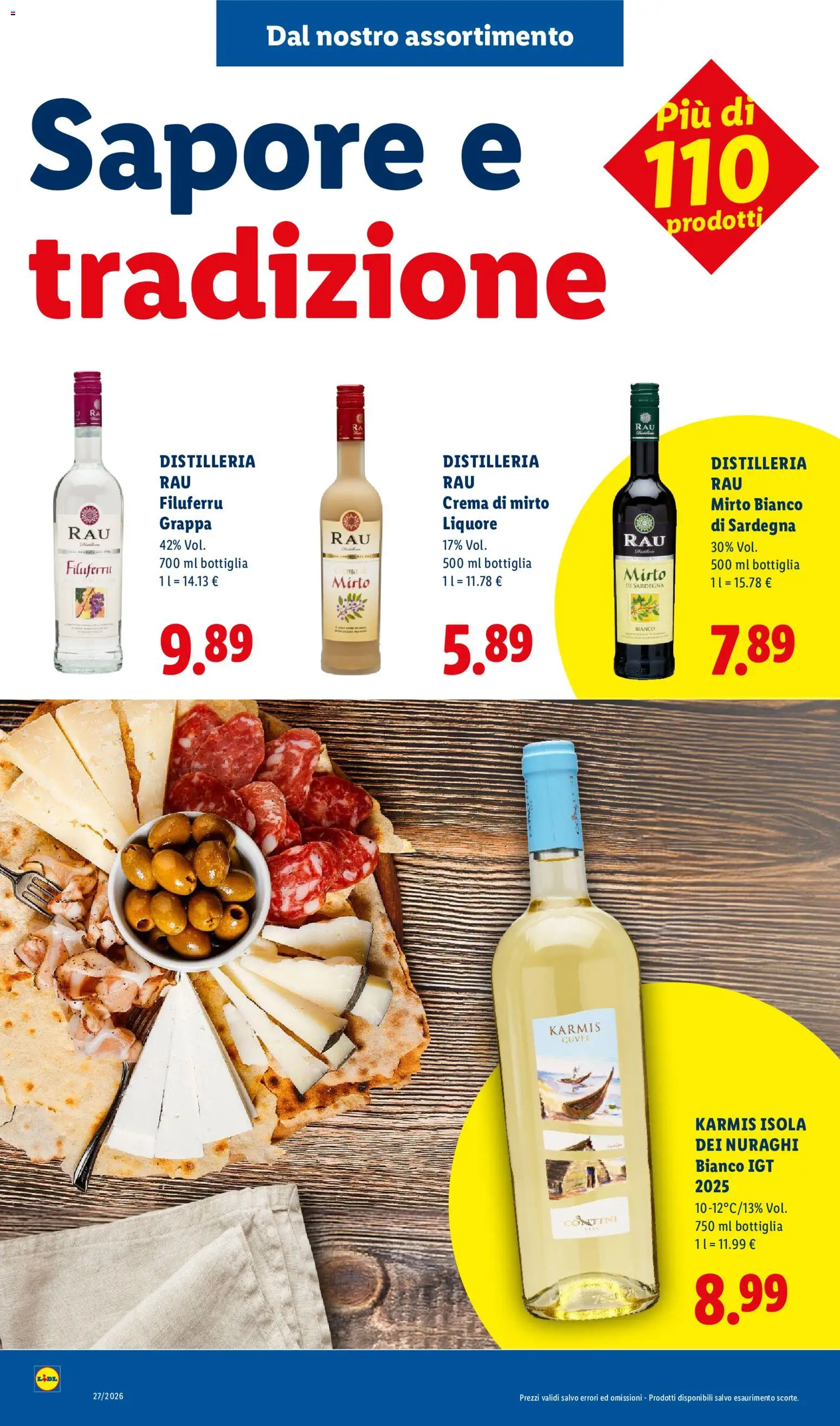 Volantino Lidl del 02/07/2026 | Pagina: 14 | Prodotti: Crema, Liquore, Bottiglia, Grappa