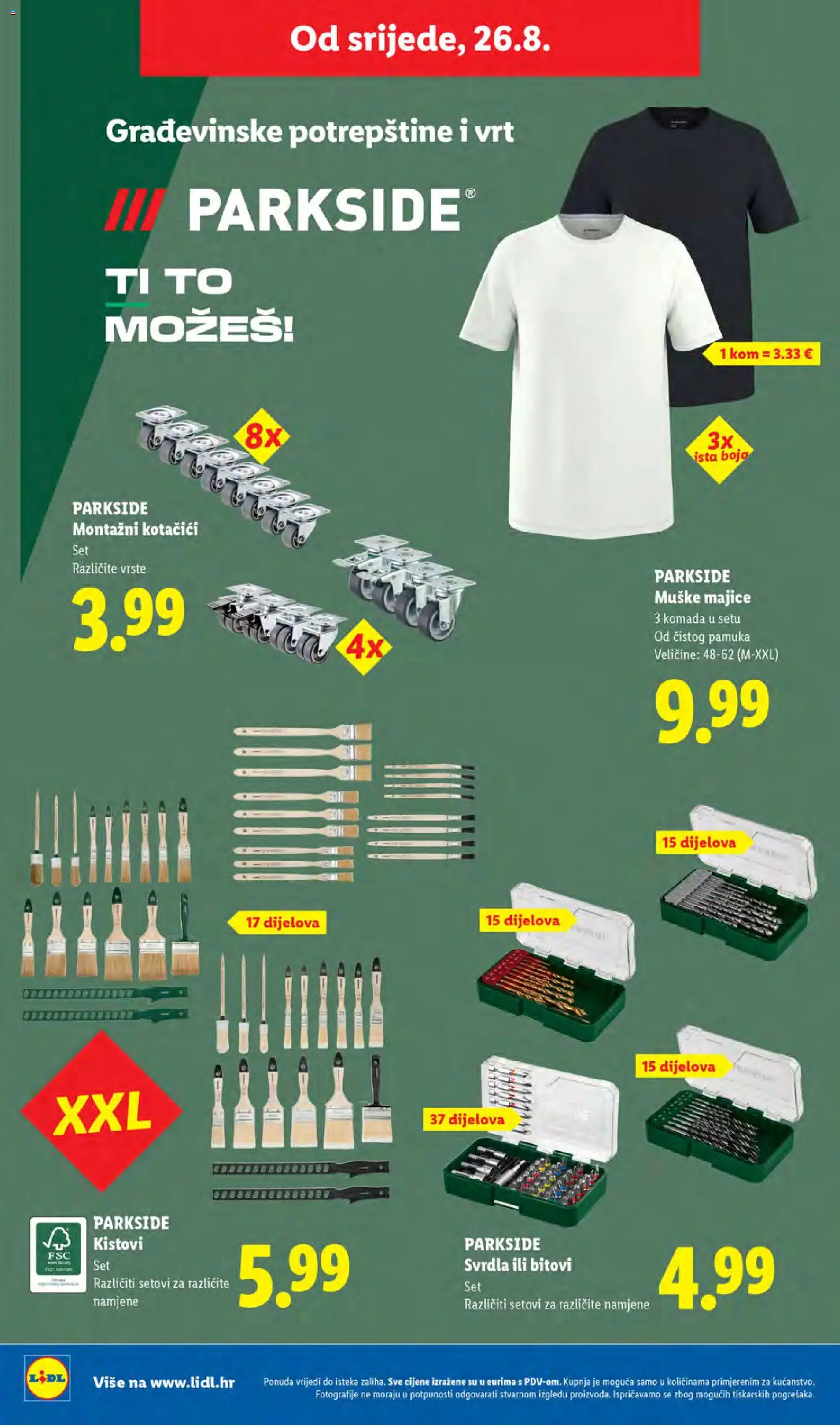 Lidl katalog | vrijedi od 24.08.2026 | Stranica: 36 | Proizvodi: Parkside