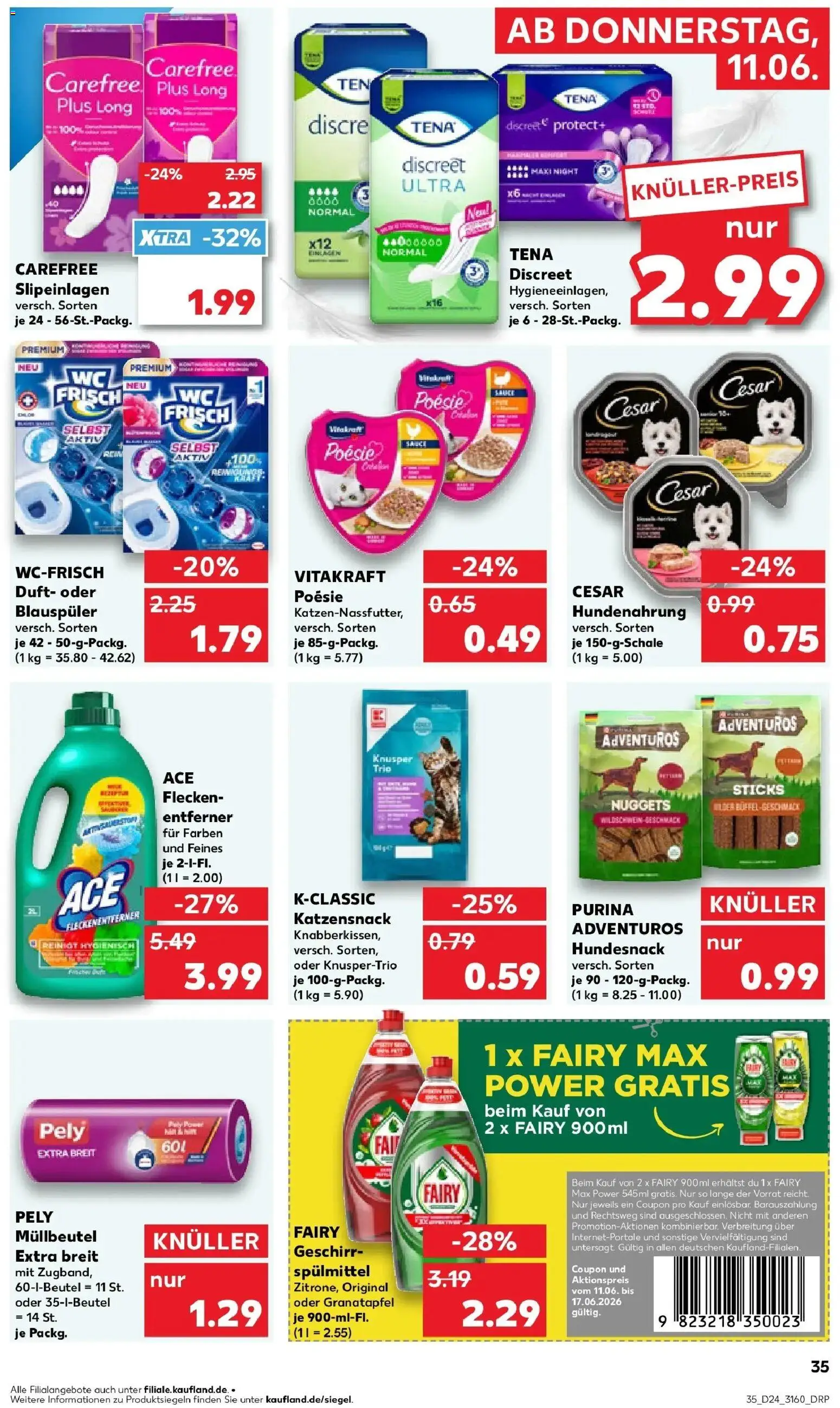 Kaufland Prospekt Zossen – gültig ab 11.06.2026 | Seite: 35 | Produkte: Granatapfel, Duft, Fleckenentferner