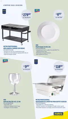 Pré-visualização Makro - Tudo o que precisa para os seus eventos - Marketplace válido de 06.04.2026 | Página: 2 | Produtos: Forno, Máquina de lavar, Aquecedor, Pó