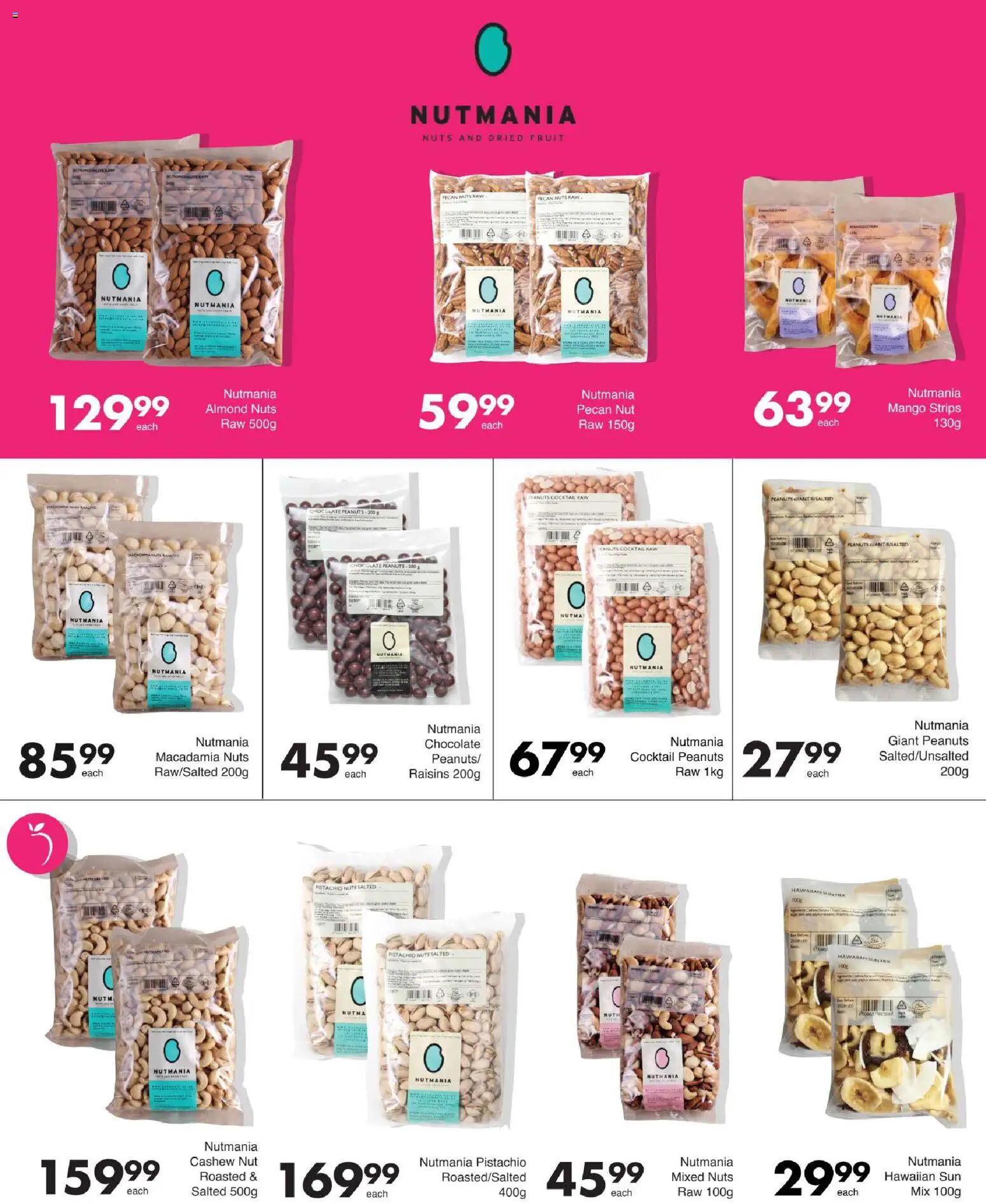 New Save catalogue – valid from 13/08/2026 | Page: 42 | Products: Nuts, Raisins, Fruit, Mango