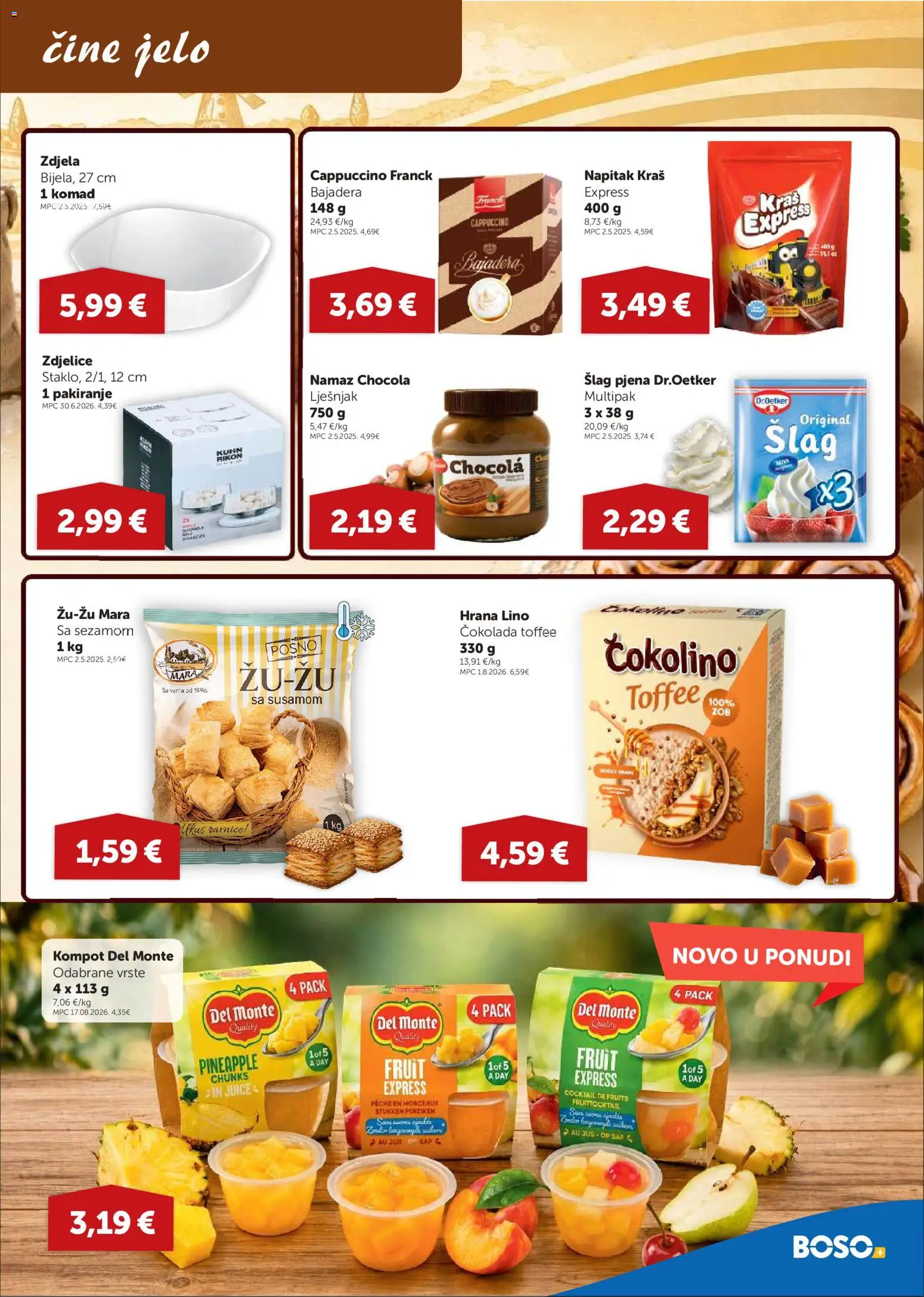 Boso katalog | vrijedi od 03.09.2026 | Stranica: 7 | Proizvodi: Šlag, Lino, Cappuccino, Namaz