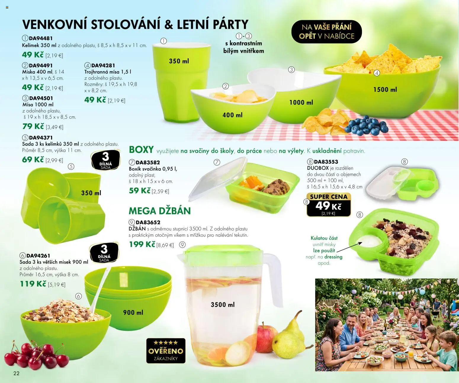 Nové Dedra akcie – leták je platný od 01.07.2026 | Strana: 22