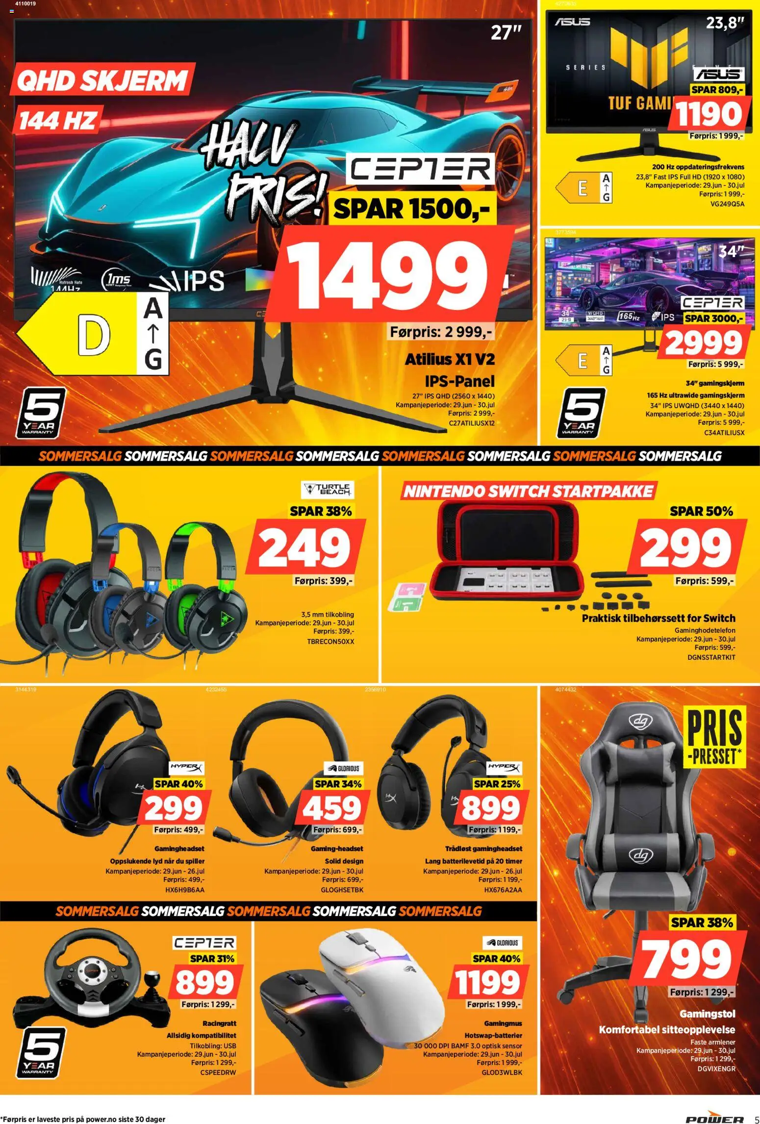 {H1} | Side: 5 | Produkter: Lyd, Usb, Slow cooker, Nintendo