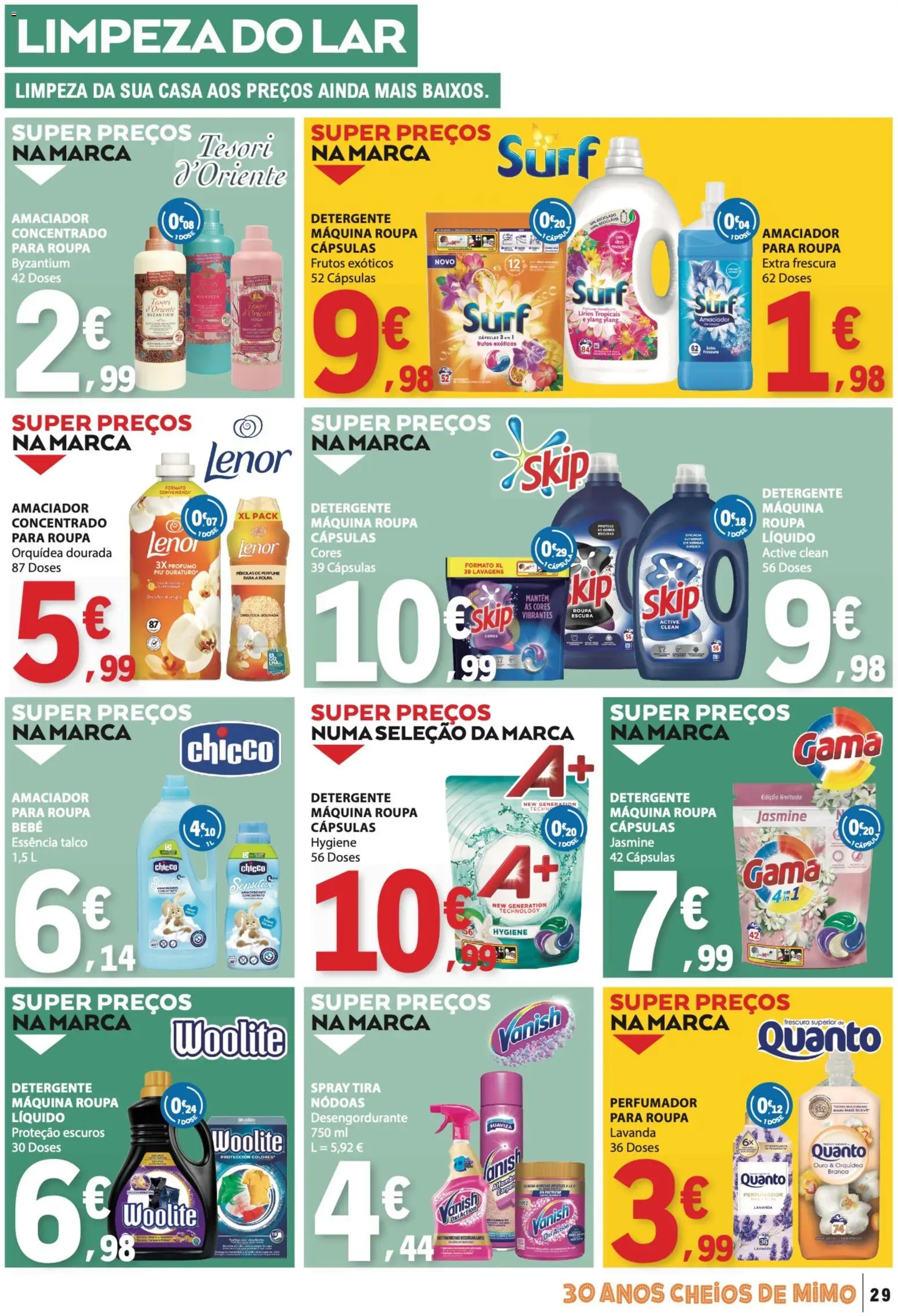 E.Leclerc folheto │ válido de 09/07/2026 | Página: 29 | Produtos: Dourada, Detergente