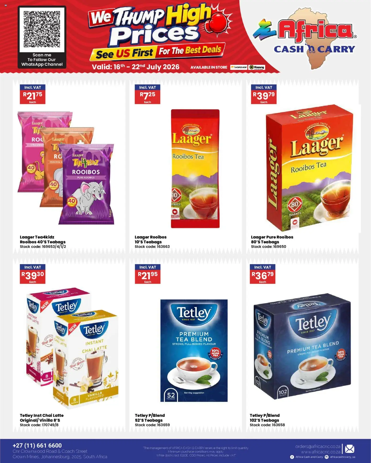 New Africa Cash & Carry catalogue – valid from 16/07/2026 | Page: 29 | Products: Socks, Bag, Stock, Peach