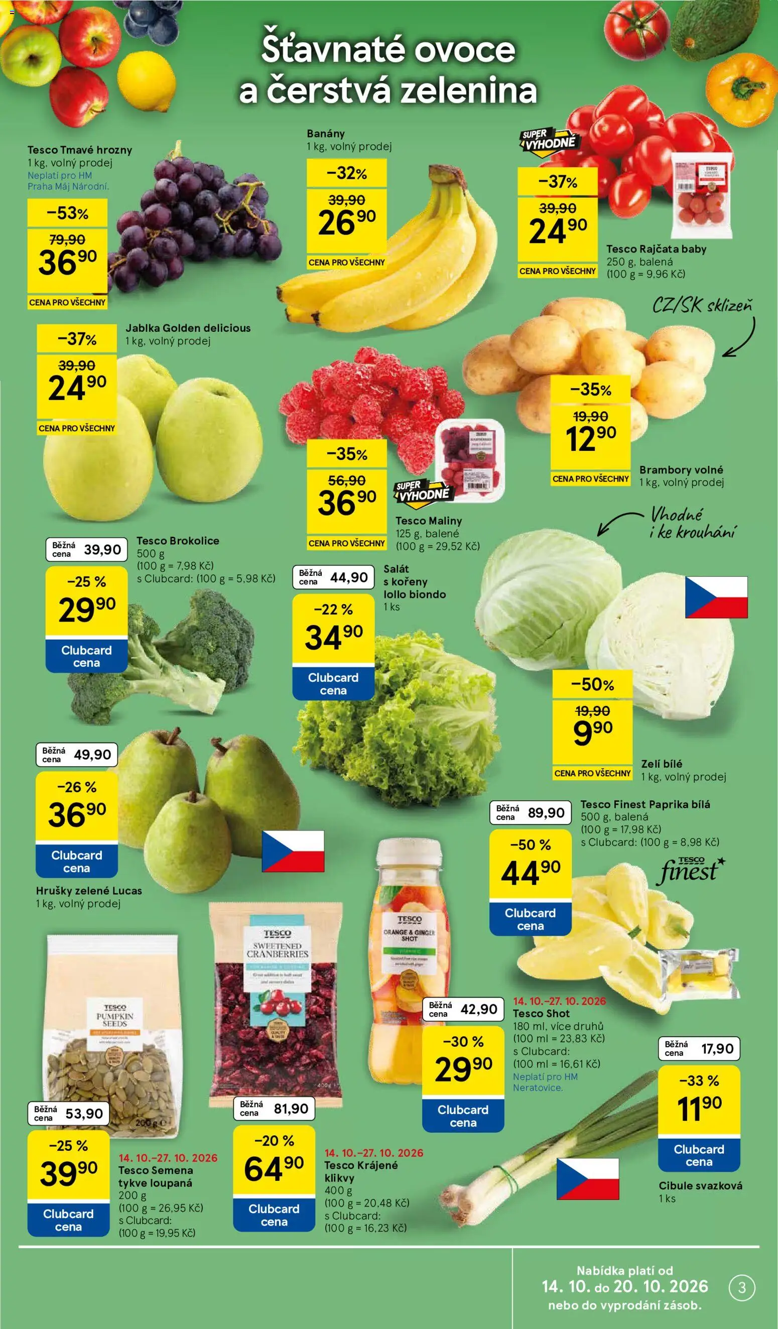 Tesco leták - Hypermarket od 14.10.2026 | Strana: 3