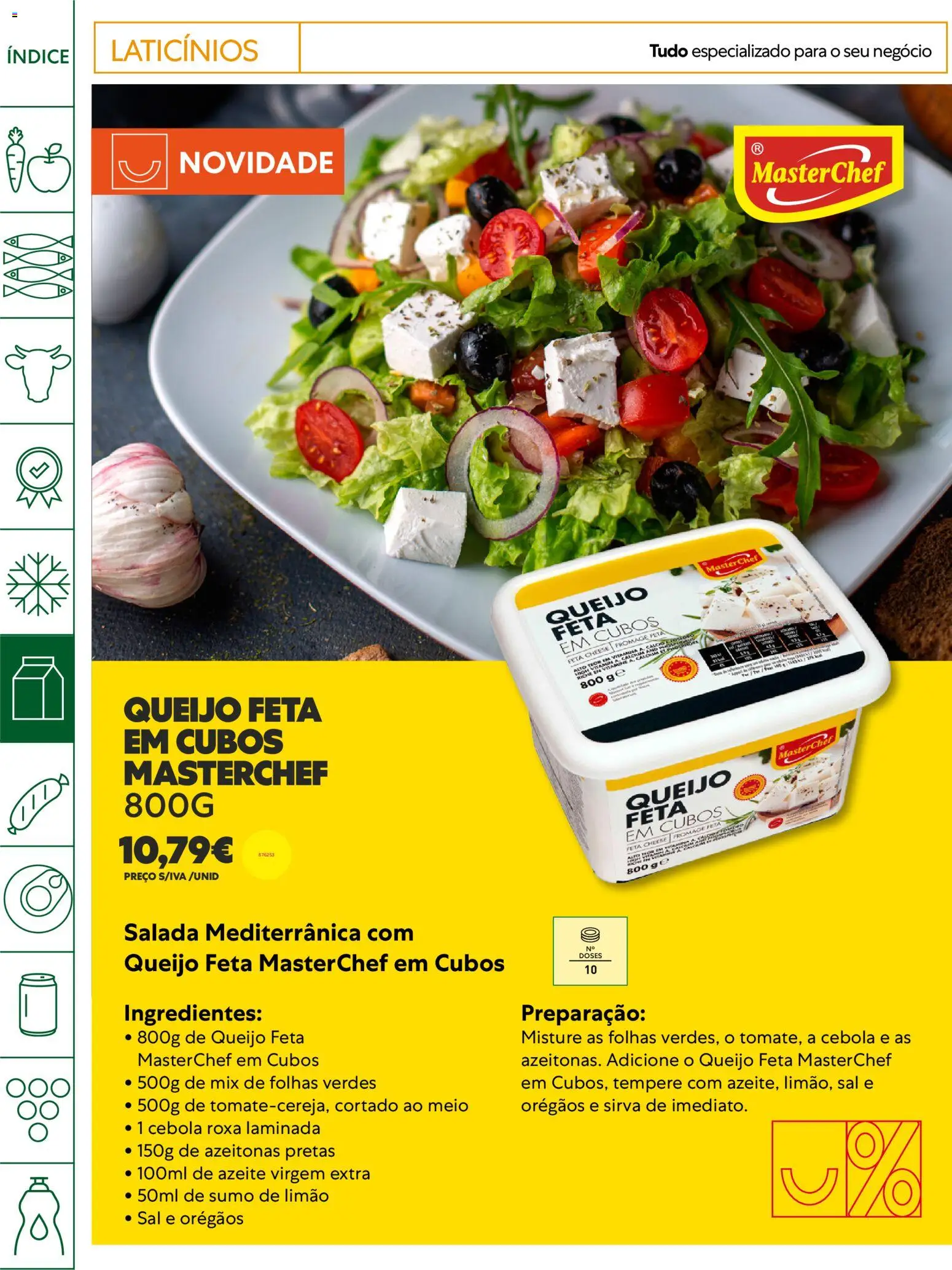 Recheio Horeca Madeira │ válido de 21/07/2026 | Página: 14 | Produtos: Sal, Cebola, Queijo, Queijo feta