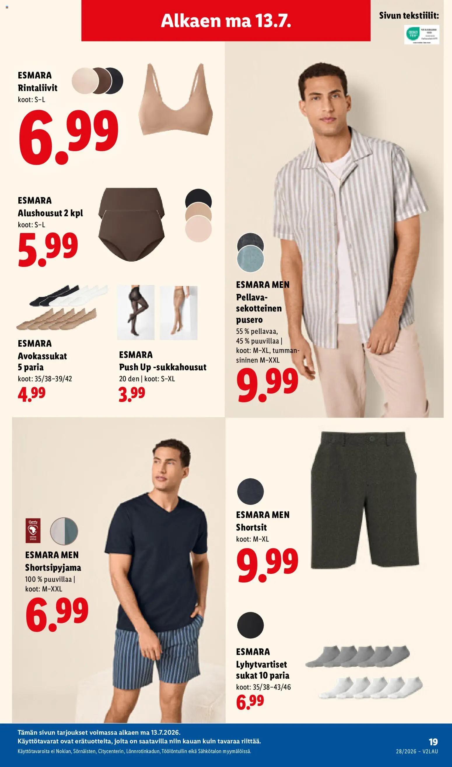 Lidl tarjoukset – voimassa 09/07/2026 alkaen | Sivu: 25