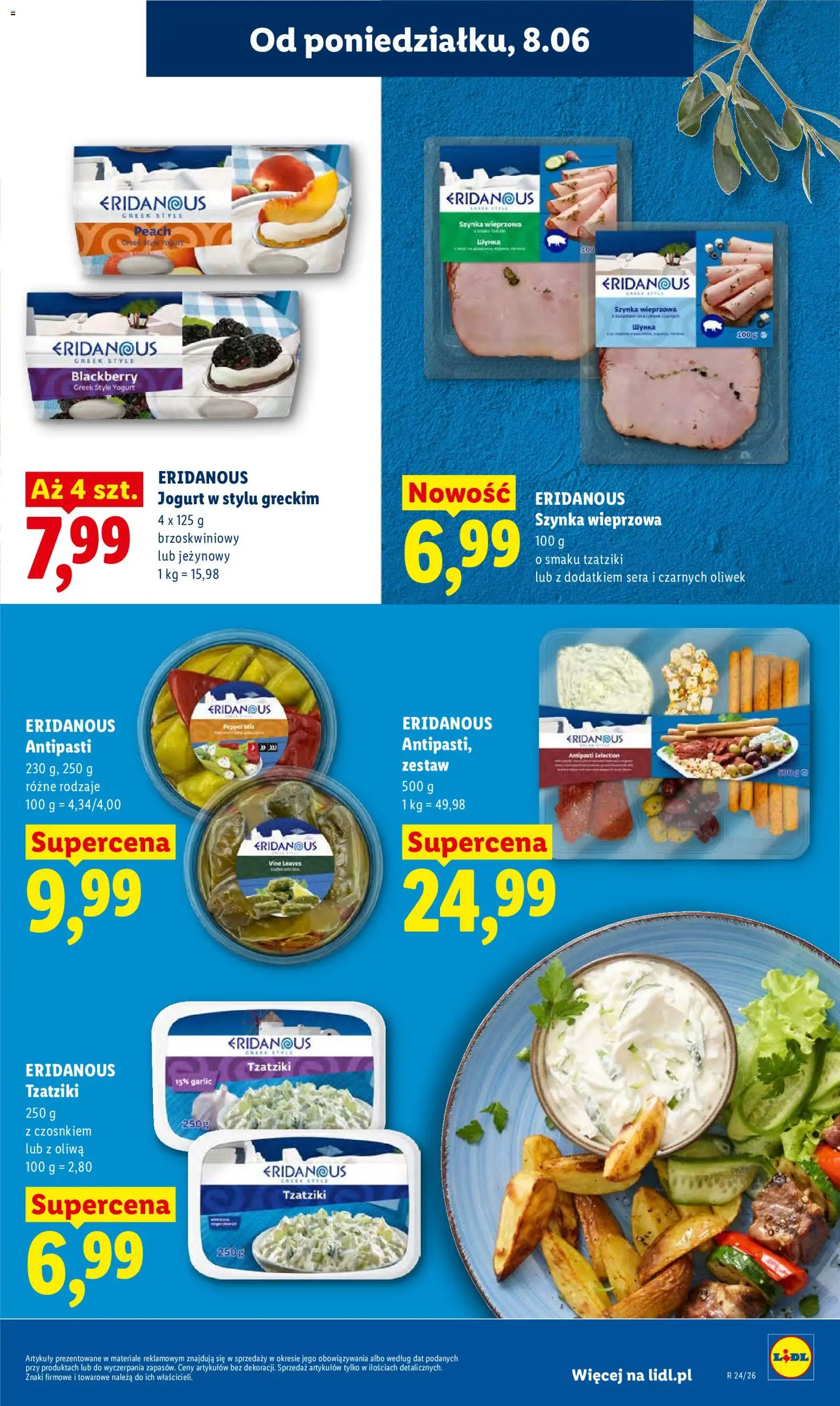 Lidl Polsko leták od 08.06.2026 | Strana: 41 | Produkty: Jogurt, Tzatziki