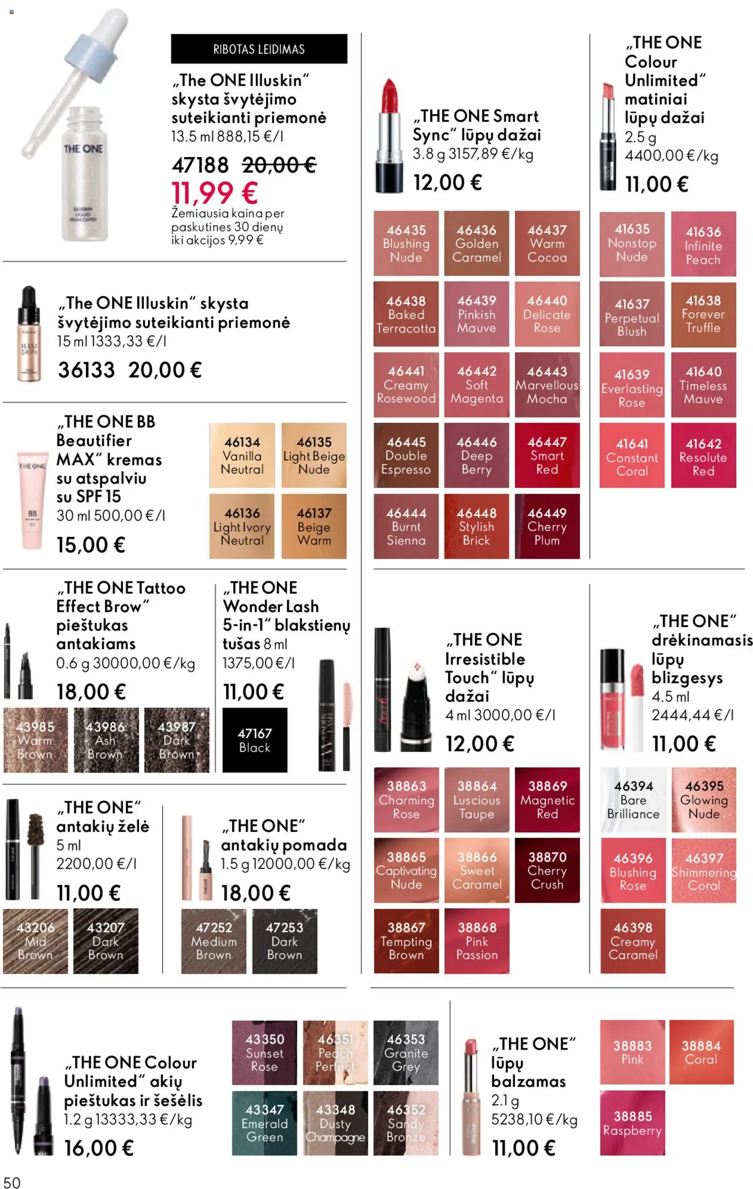 Oriflame akcijos nuo 22.04.2026 | Puslapis: 50