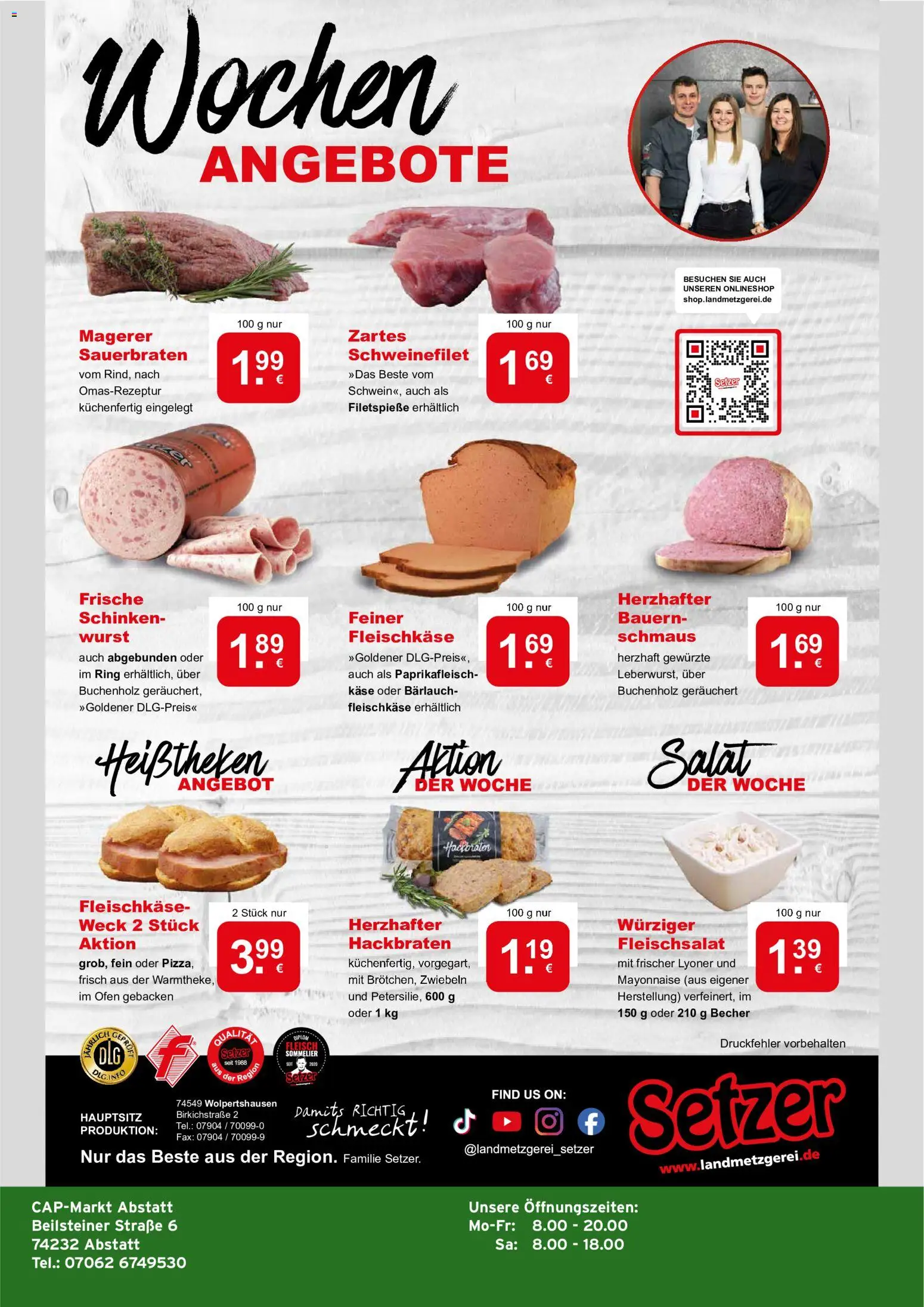 CAP Markt Prospekt – gültig ab 02.11.2026 | Seite: 4 | Produkte: Ofen, Käse, Wurst, Fleisch