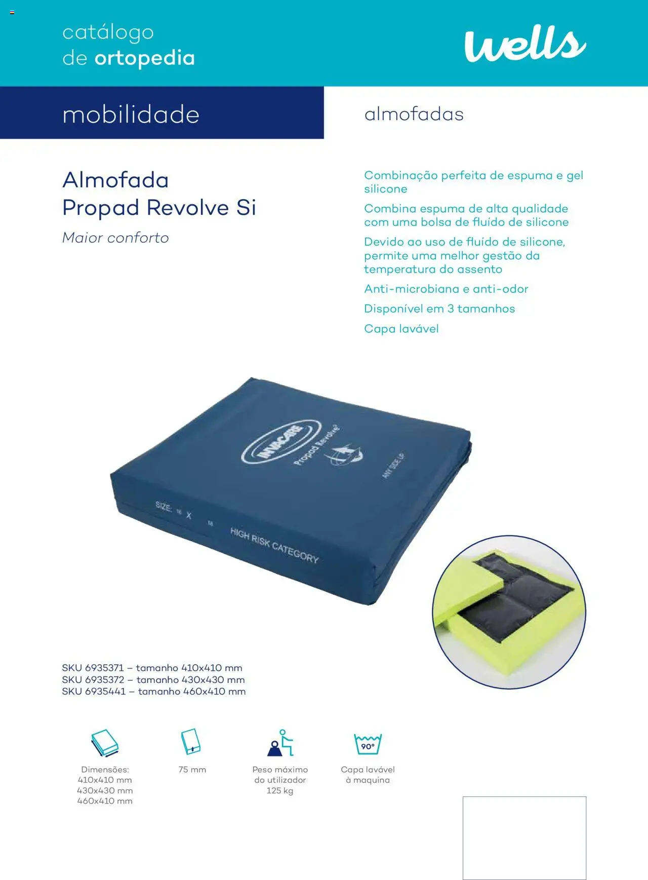 Well’s Catálogo de Ortopedia │ válido de 12/02/2024 | Página: 18 | Produtos: Bolsa, Almofada