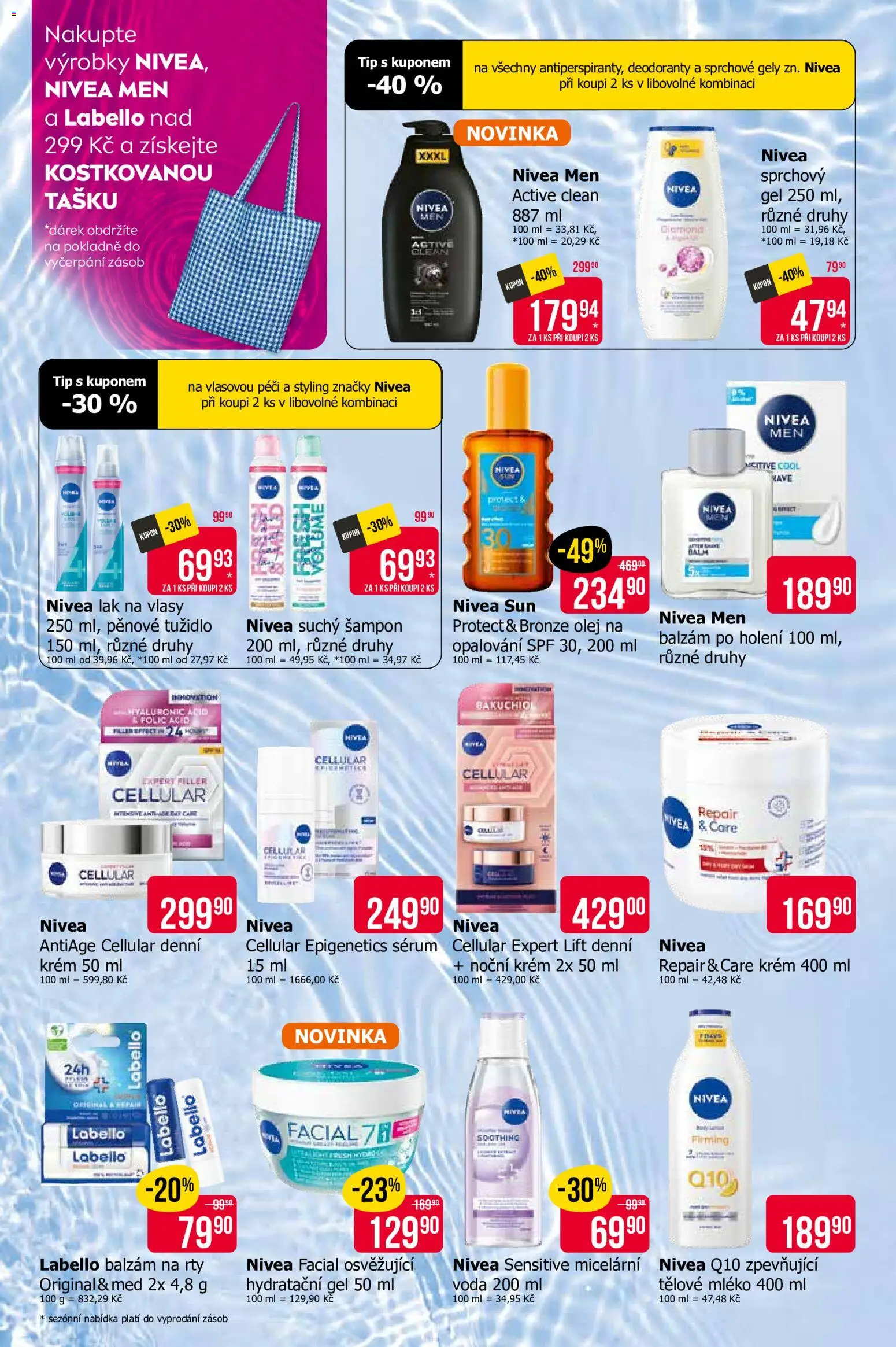 TETA Drogerie leták od 04.06.2026 | Strana: 8 | Produkty: Tělové mléko, Nivea, Sérum, Tužidlo