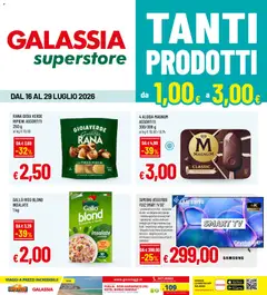 Anteprima del volantino Galassia volantino Superstore valido a partire dal 16/07/2026