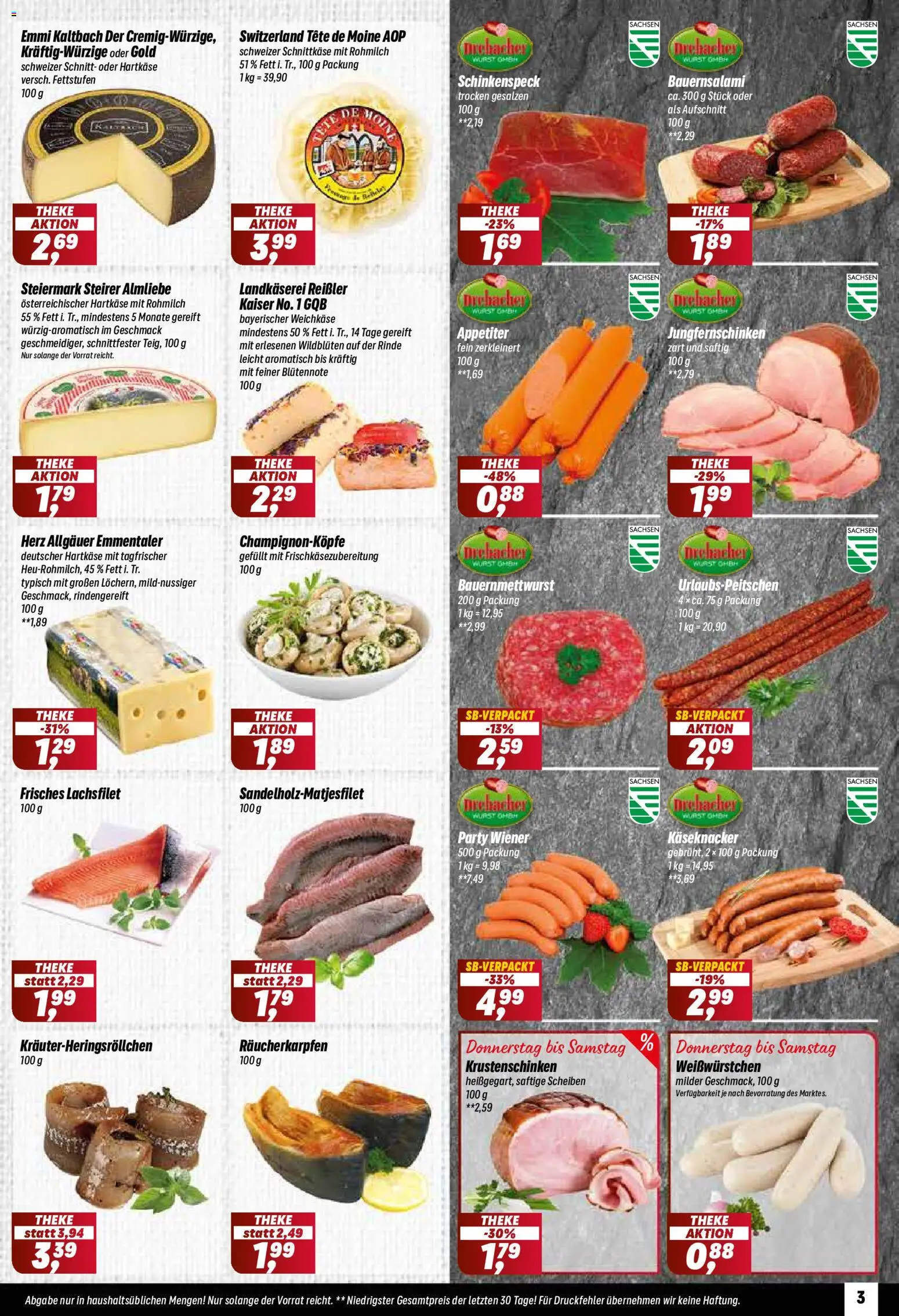 Simmel Prospekt – gültig ab 05.10.2026 | Seite: 3 | Produkte: Theke, Wurst
