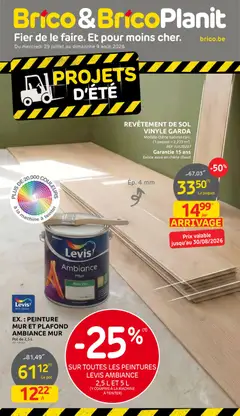 Brico Plan-it publicité - Voorbeeld van een folder van Brico Plan-it, geldig van 29/07/2026