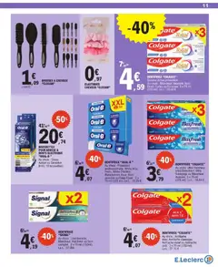 E.Leclerc - Prévisualisation de E.Leclerc catalogue valide à partir de 30/06/2026 | Page: 11 | Produits: Menthe, Brosse, Dentifrice, Élastiques