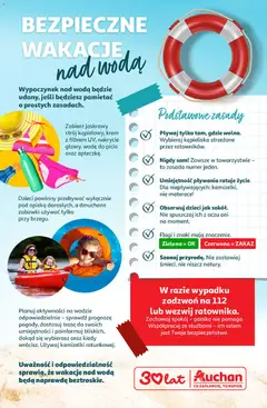 Pogląd oferty "Auchan gazetka - 30 Lat Hipermarket" - ważna od 18.06.2026 | Strona: 44 | Produkty: Krem, Woda
