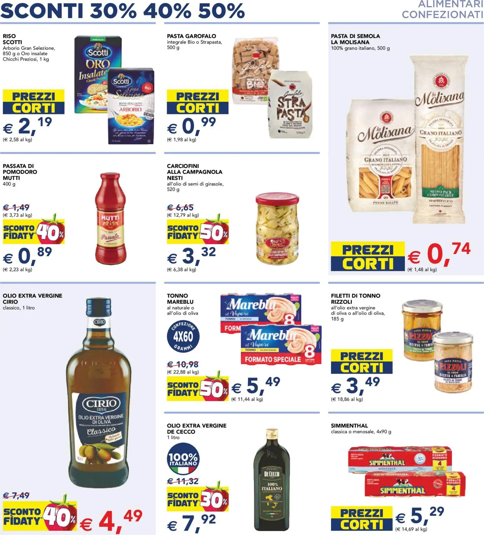 Volantino Esselunga S del 28.05.2026 | Pagina: 5 | Prodotti: Olio, Tonno, Olio extra vergine, Penne