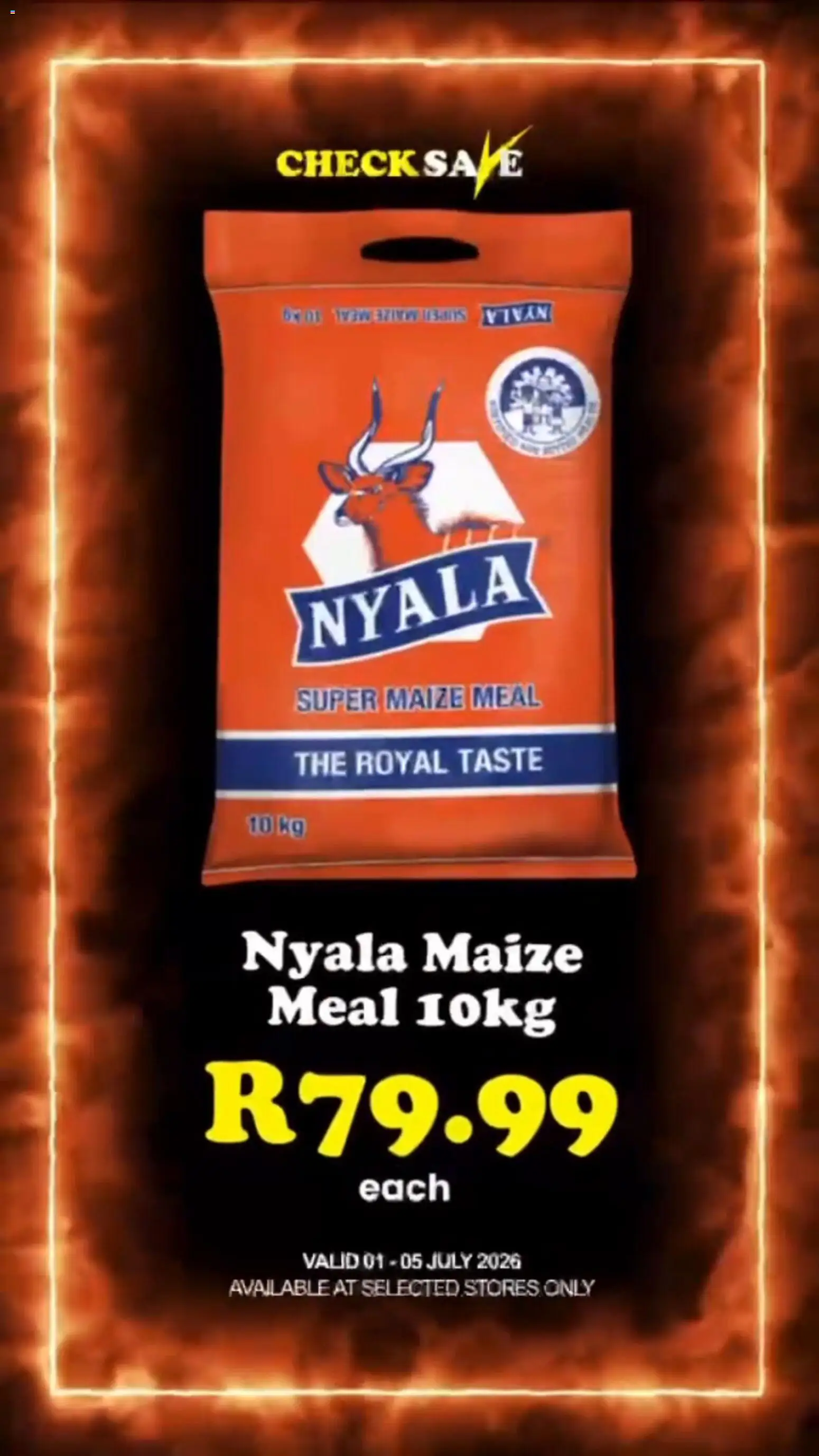 New Check Save catalogue – valid from 01/07/2026 | Page: 4 | Products: Maize meal