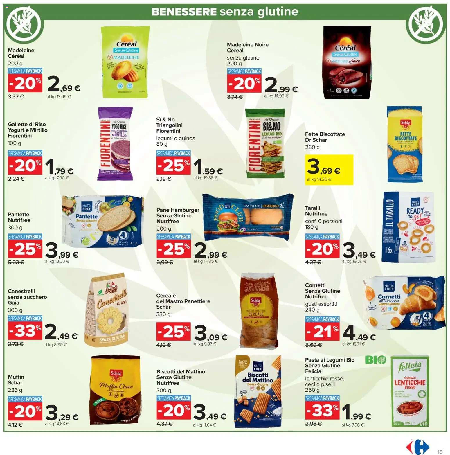 Volantino Carrefour del 19.05.2026 | Pagina: 15 | Prodotti: Yogurt, Riso, Biscotti, Muffin