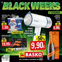 Anteprima del volantino Basko Black Week valido a partire dal 27/10/2026