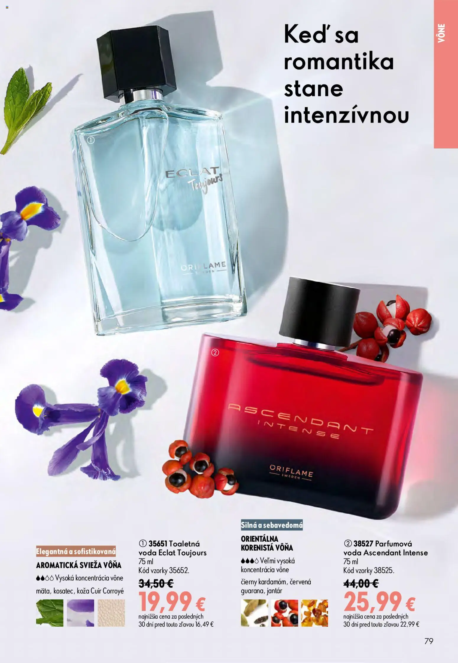 Nové Oriflame akcie – leták je platný od 08.07.2026 | Strana: 79 | Produkty: Voda