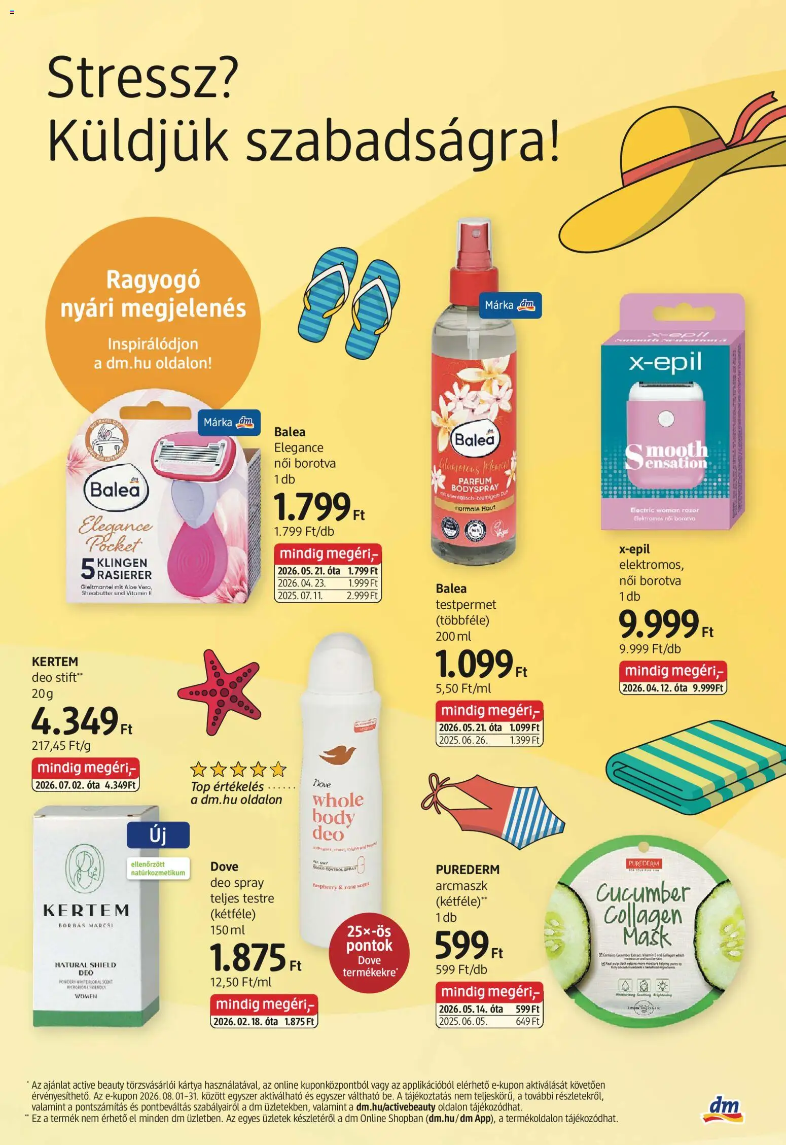 DM Drogerie Markt akciós ujság - amely érvényes a következő dátumtól: 2026.07.30. | Oldal: 3 | Termékek: Testpermet, Borotva, Stift, Parfüm