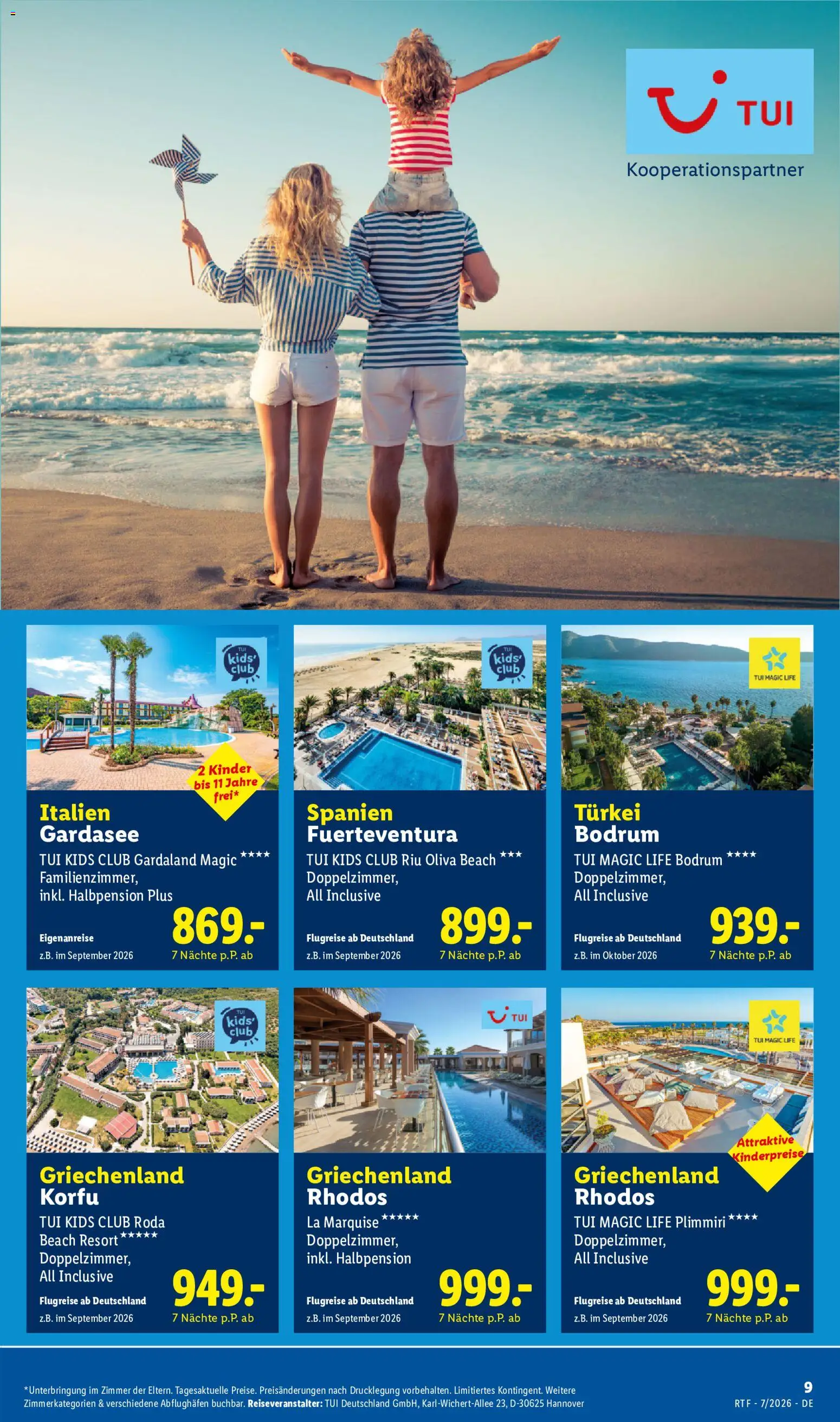 Lidl Reisen Prospekt – gültig ab 15.07.2026 | Seite: 9
