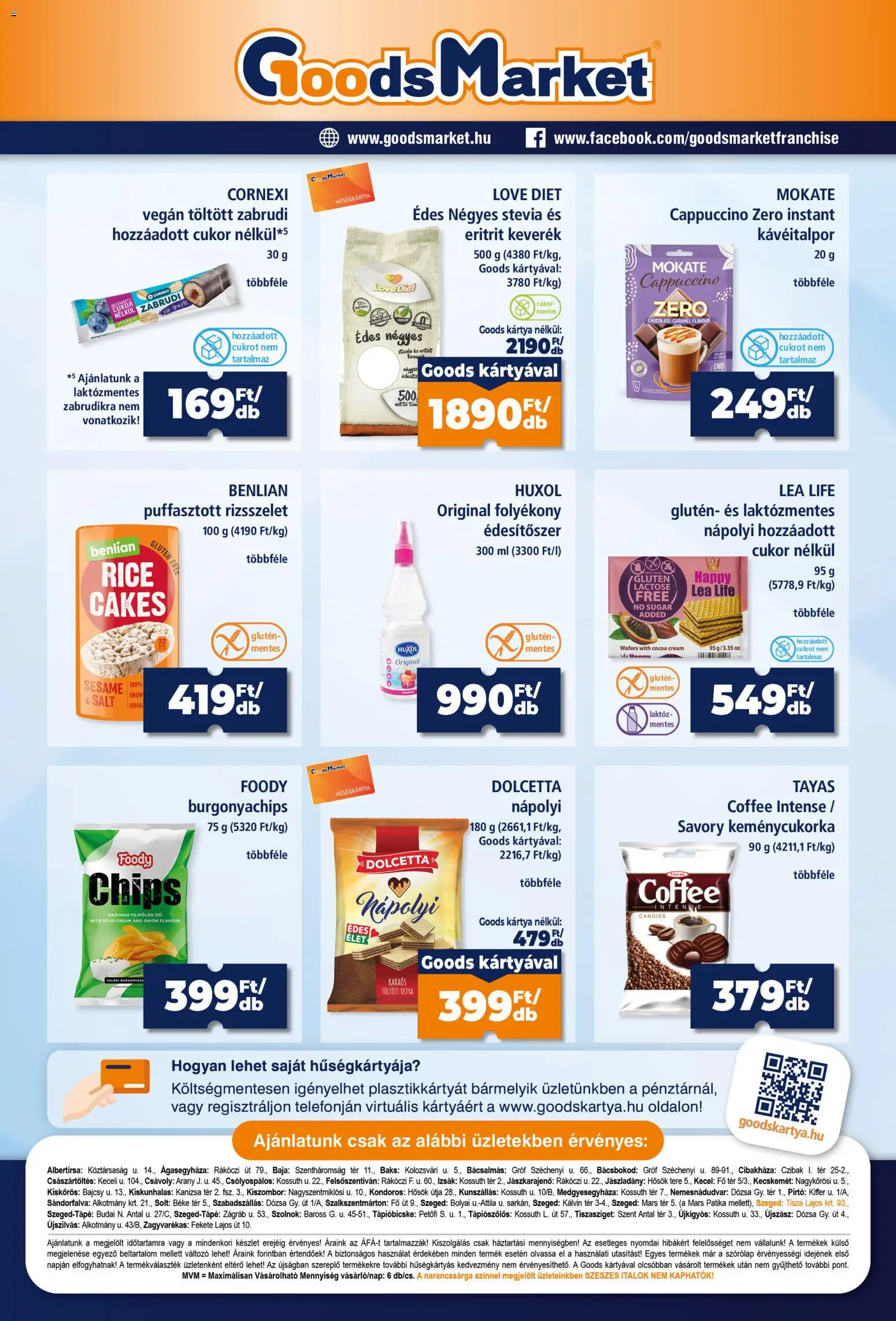 Goods Market akciós ujság - amely érvényes a következő dátumtól: 2026.08.21. | Oldal: 8 | Termékek: Chips, Burgonyachips, Wafers, Nápolyi