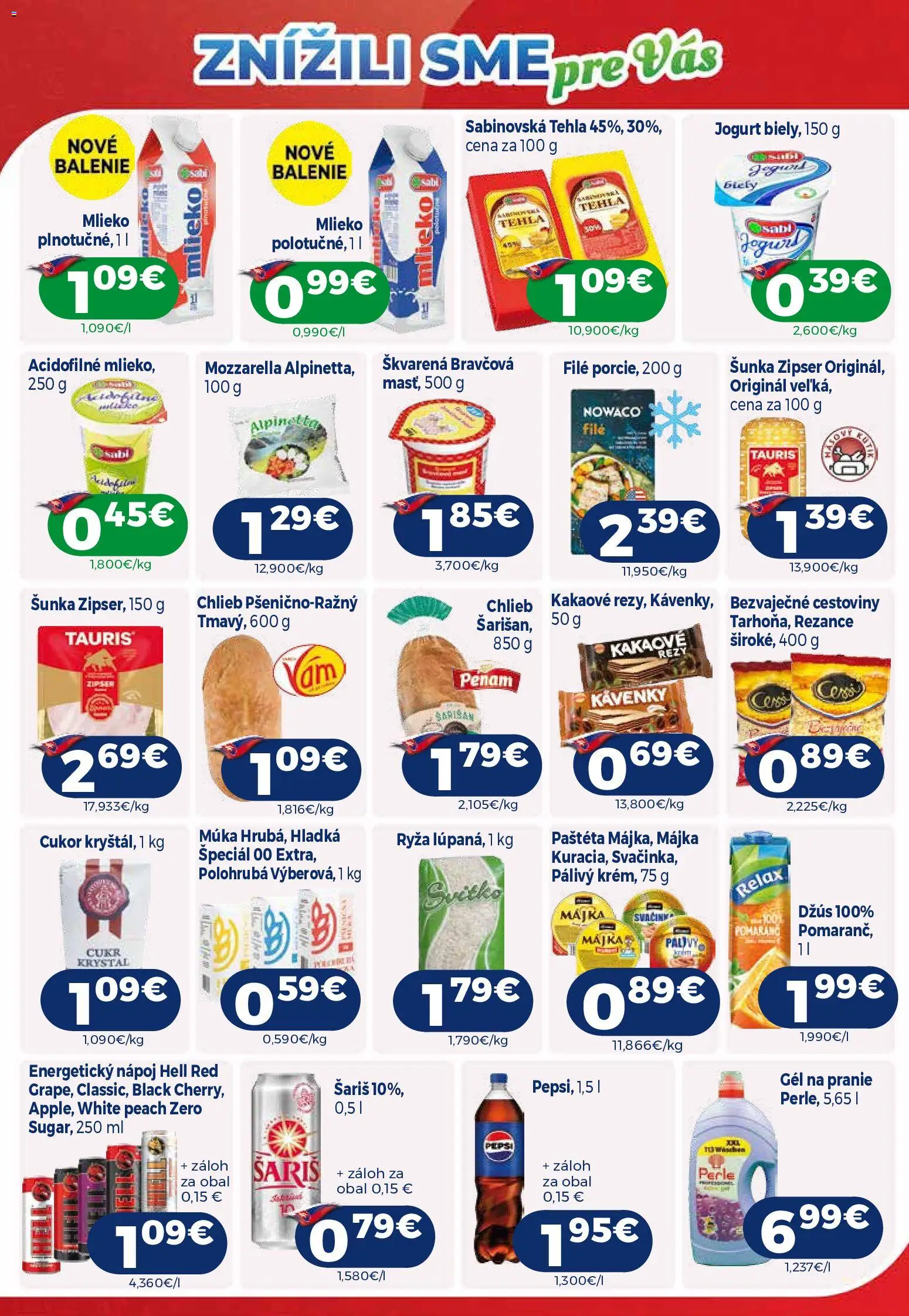 Nové Milk Agro akcie – leták je platný od 07.10.2026 | Strana: 5 | Produkty: Ryža, Cestoviny, Šariš, Paštéta