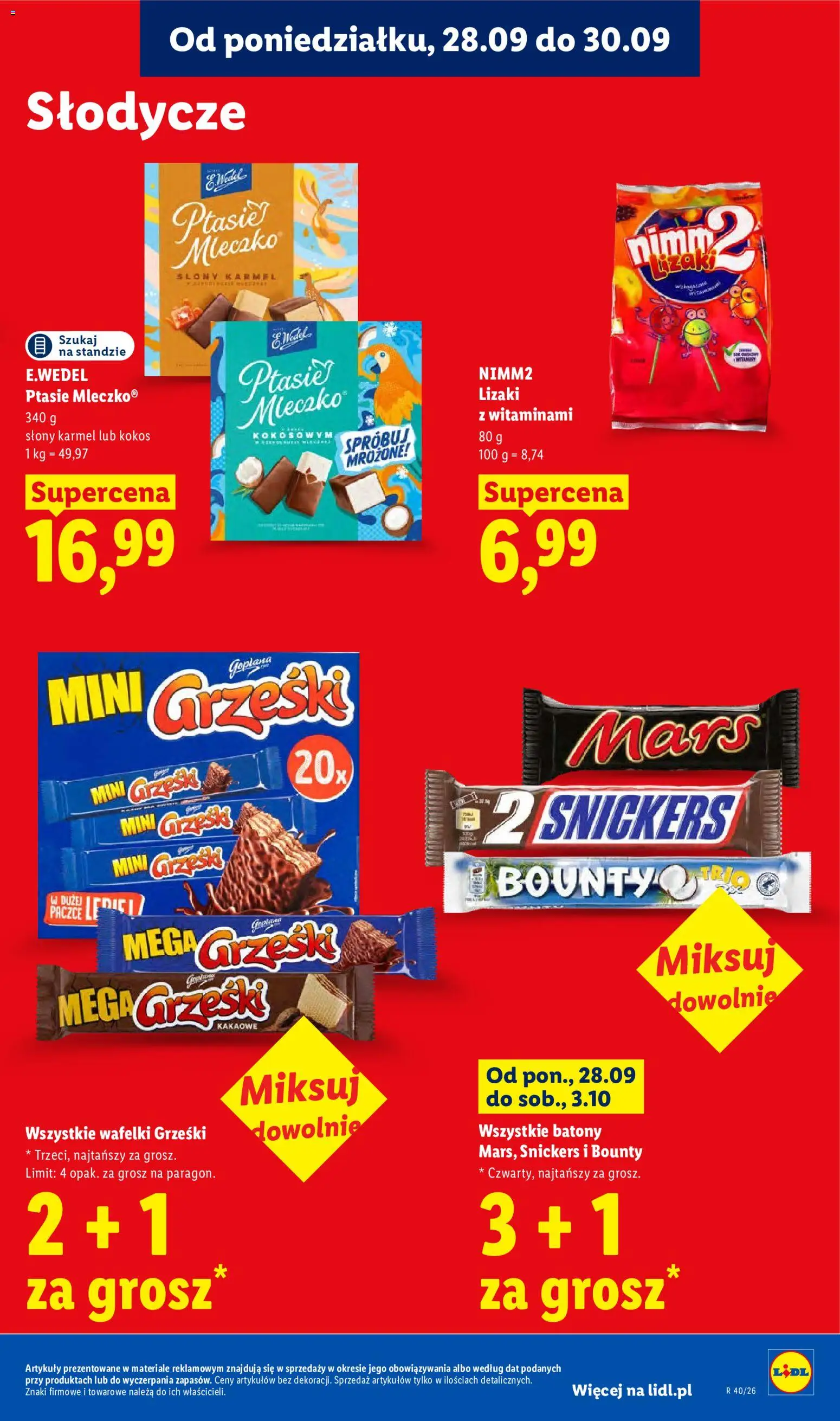 Lidl Polsko leták od 28.09.2026 | Strana: 71 | Produkty: Kokos, Snickers
