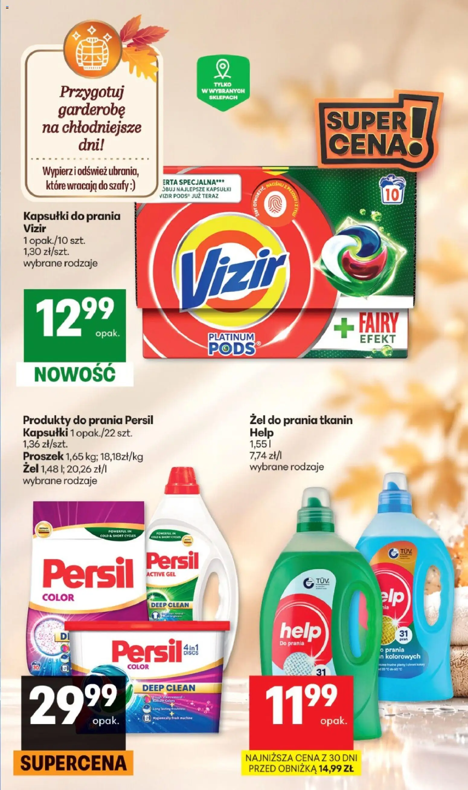 Delikatesy Centrum gazetka - Jesienne porządki od 17.09.2026 | Strona: 5 | Produkty: Persil, Kapsułki do prania, Żel do prania, Fairy