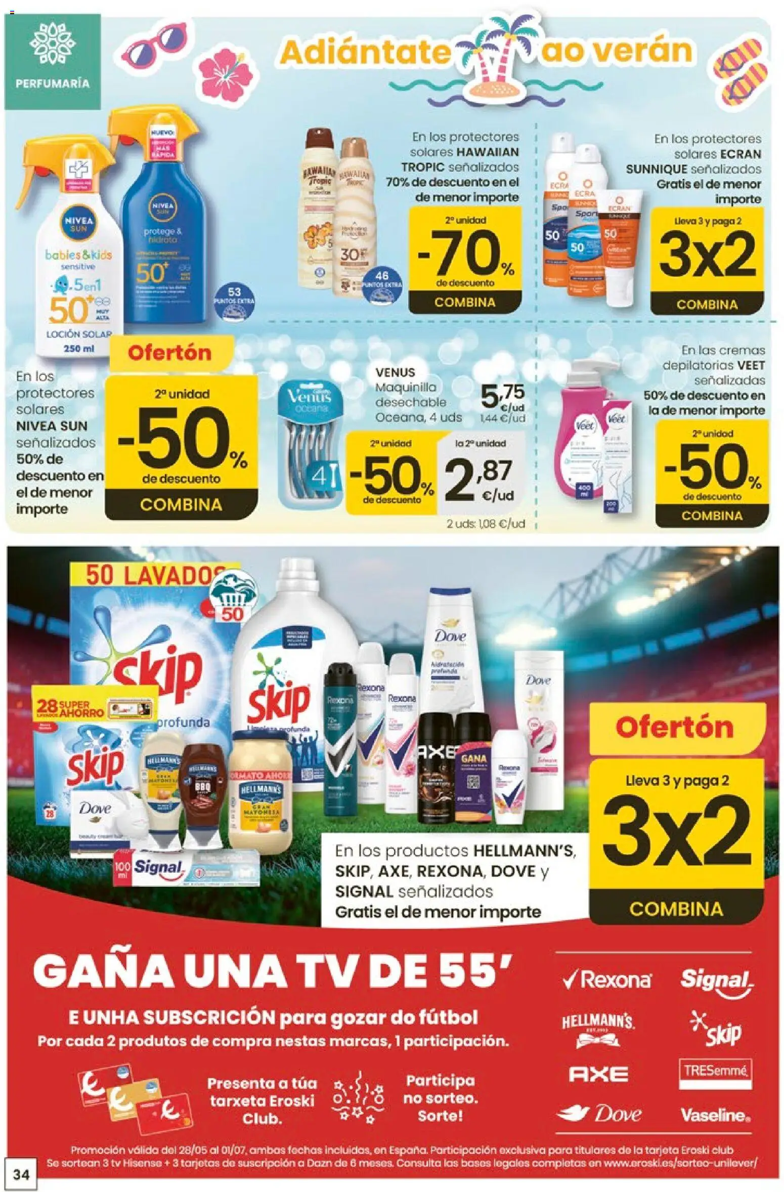 Eroski Ofertóns de verán │ válido desde el 11.06.2026 | Página: 34