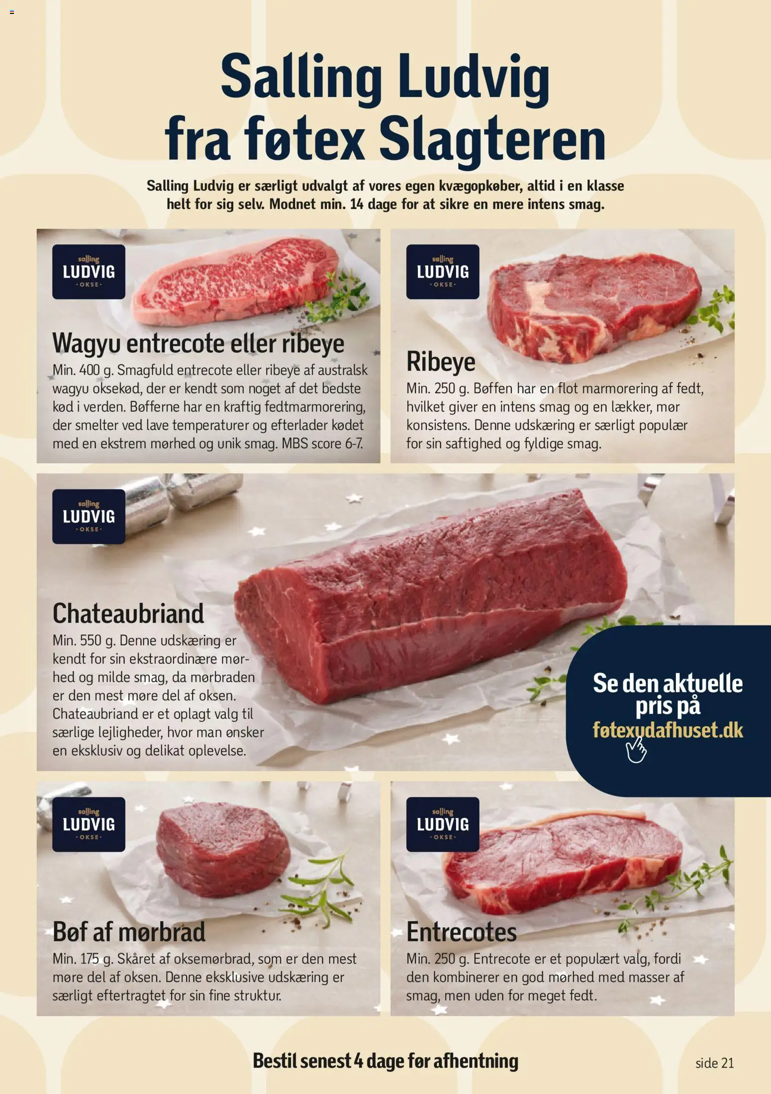 Føtex tilbudsavis – gyldig fra 15/09/2026 | Side: 21 | Produkter: Entrecote, Søm