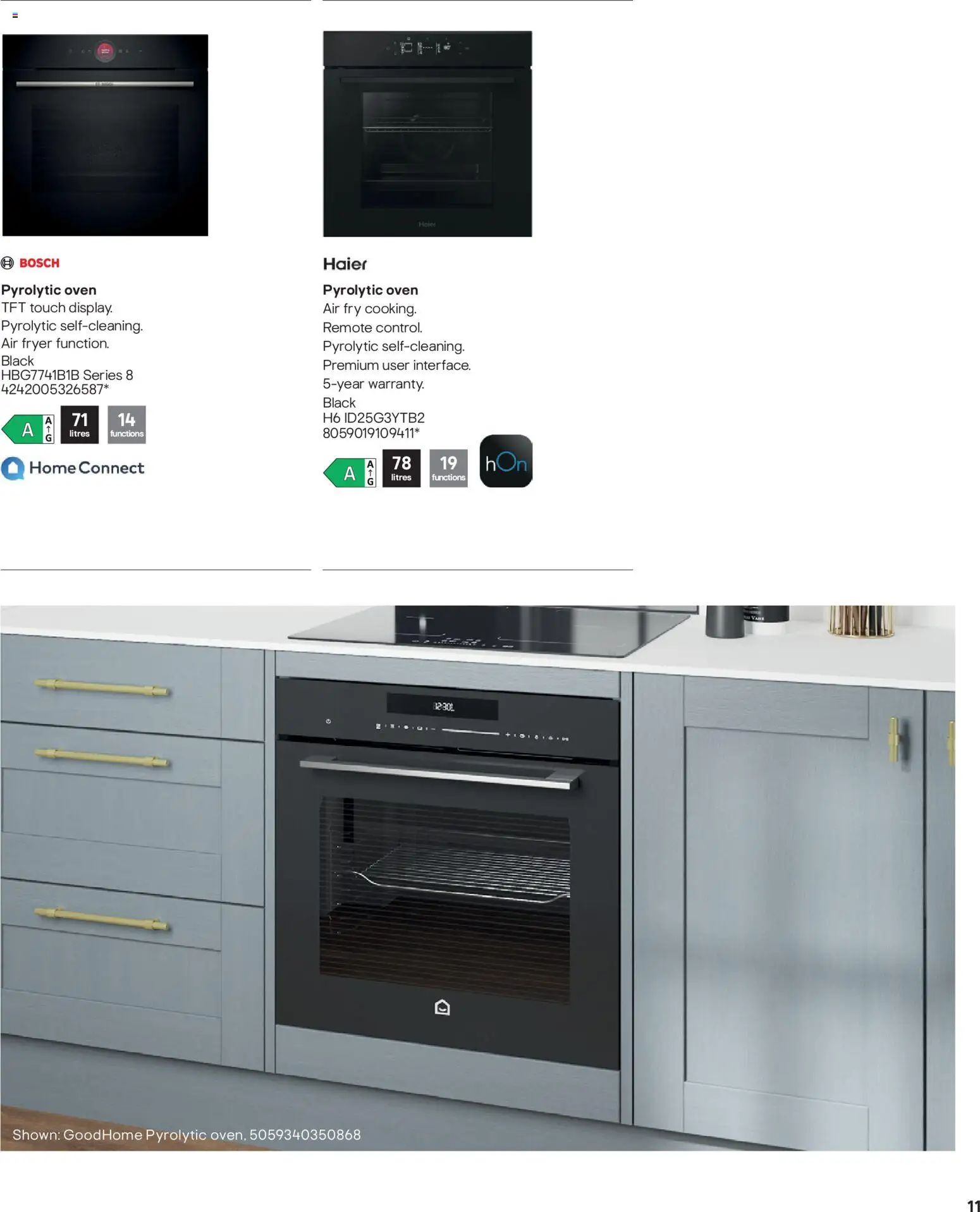 {H1} | Page: 11 | Products: Oven, Fryer