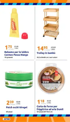 Anteprima del volantino Action volantino valido a partire dal 09/09/2026 | Pagina: 29 | Prodotti: Friggitrice ad aria, Mango, Aloe vera, Trolley