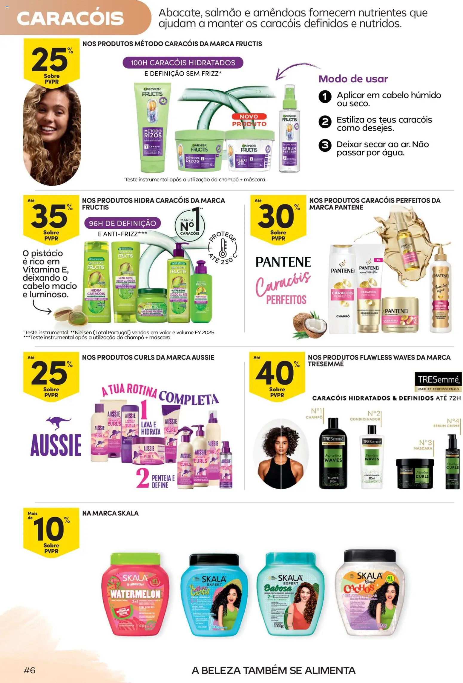 Continente Beleza Receita perfeita para um cabelo nutrido │ válido de 15/09/2026 | Página: 6